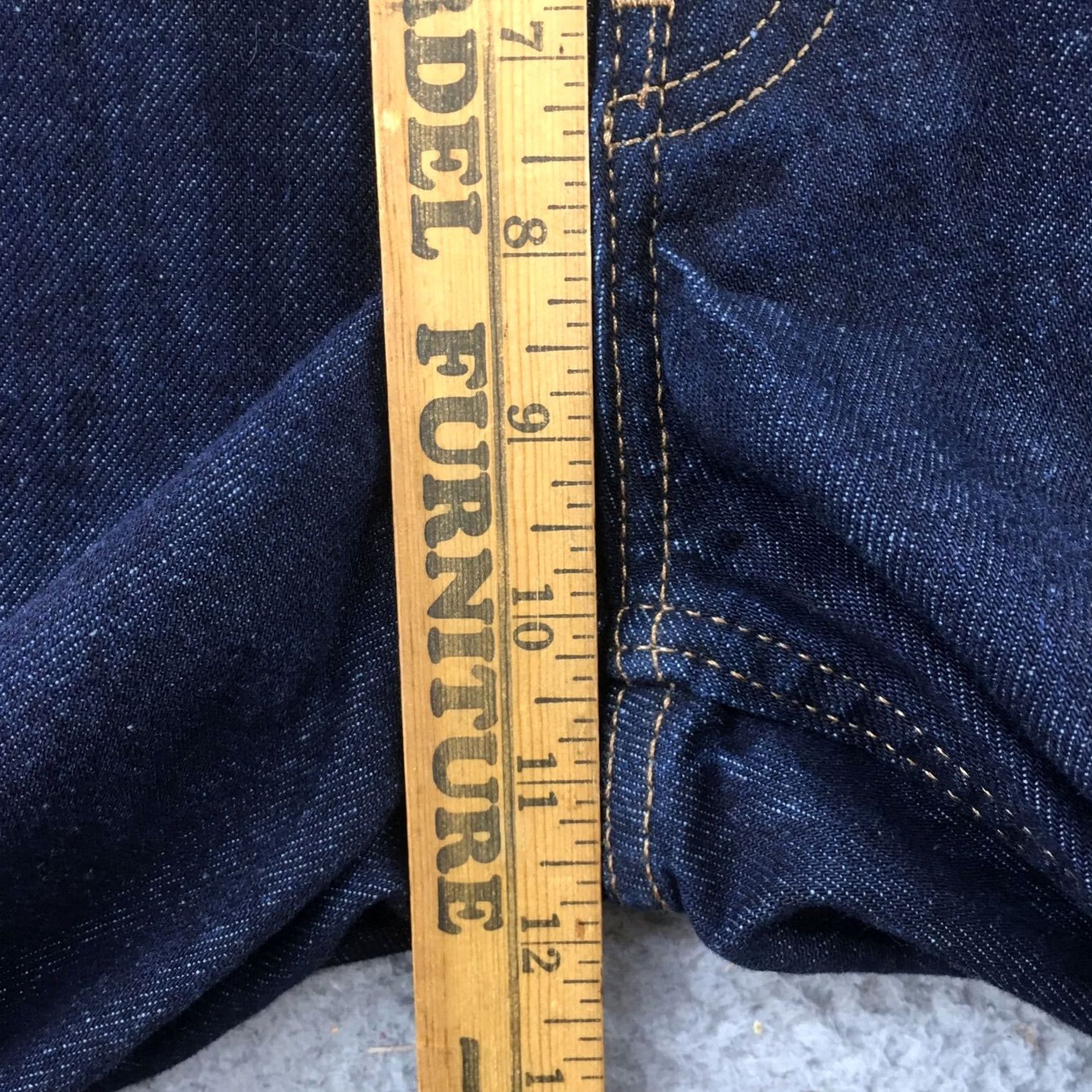 Old Navy Old Navy Jeans Womens 8 Petite Slouchy Taper Blue Dark Wash 34x23.5 Regular 100% Cotton Jeans Size 30" / US 8 / IT 44 - 7 Thumbnail