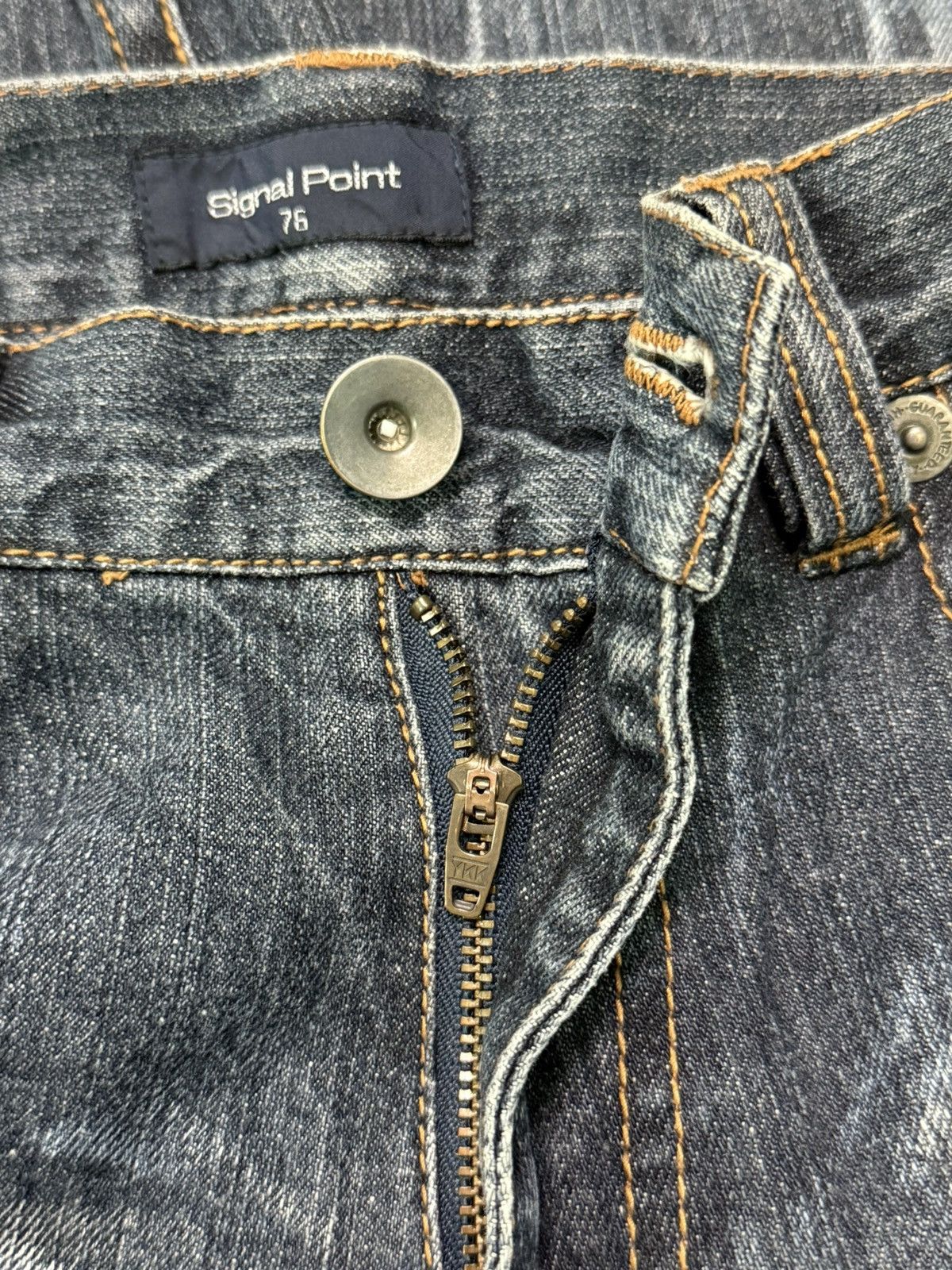 Japanese Brand JAPANESE BRAND SIGNAL POINT FLARE JEANS Size US 31 - 10 Thumbnail
