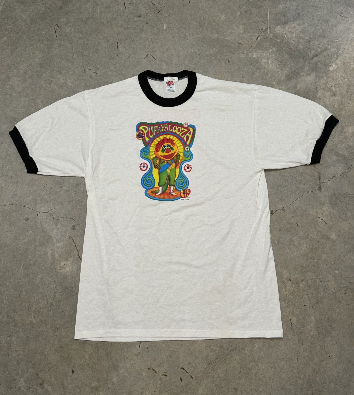 Nickelodeon NWT 1995 Nick At Nite Pufapalooza Hr Pufnstuf Bugaloos Rare Size US XL / EU 56 / 4 - 1 Thumbnail