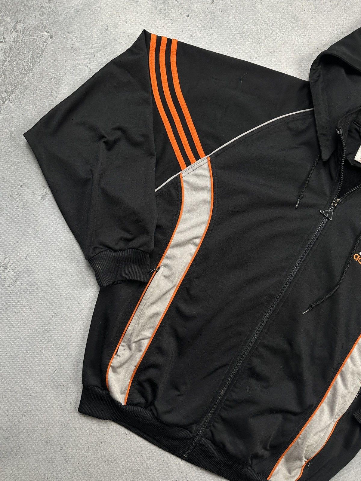 Adidas Vintage Y2K Adidas Hooded Track Jacket Stripes Oversized Fit Size US XL / EU 56 / 4 - 13 Thumbnail