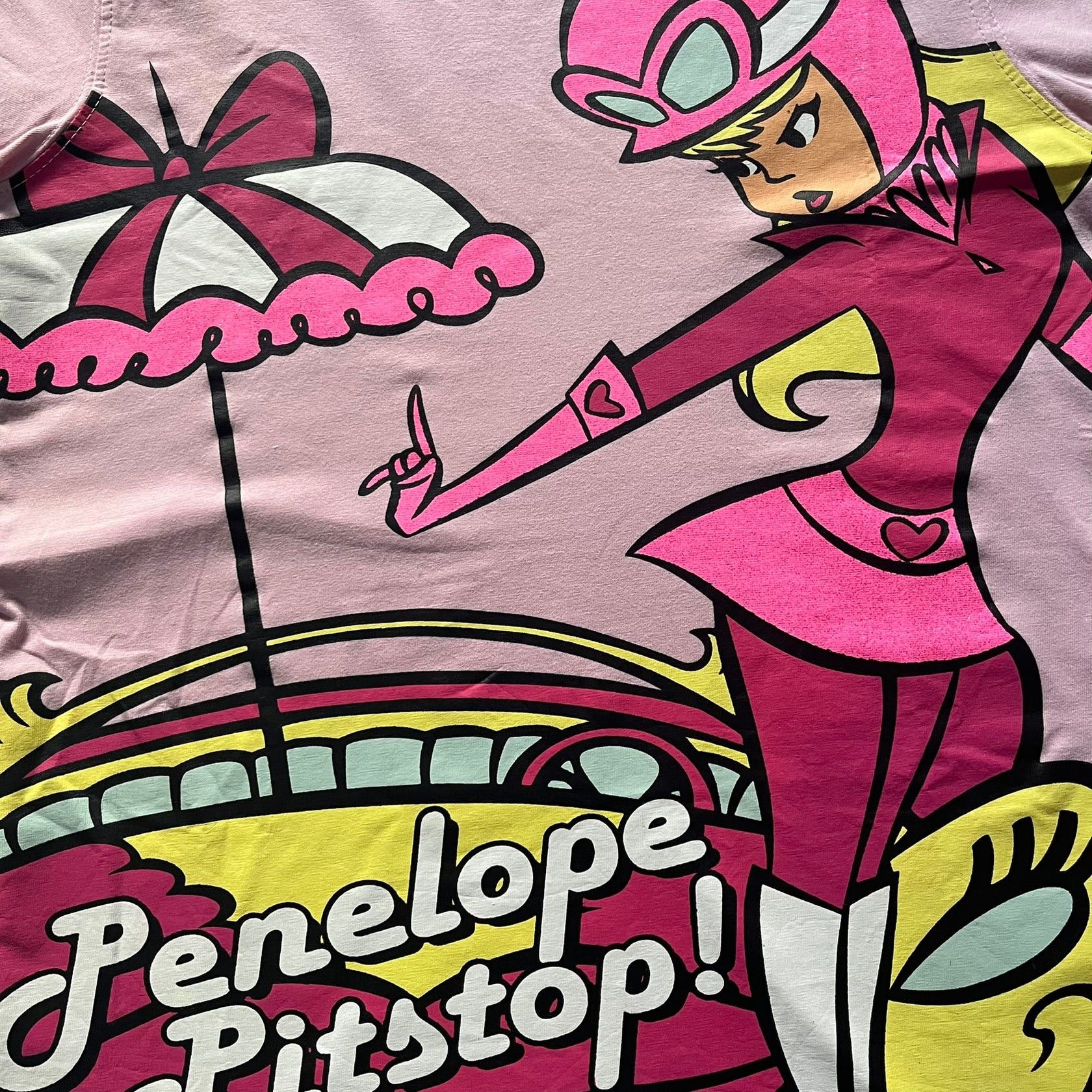 Vintage Wacky Races 'Penelope Pitstop' 2013 Womens Tee Size M / US 6-8 / IT 42-44 - 2 Thumbnail