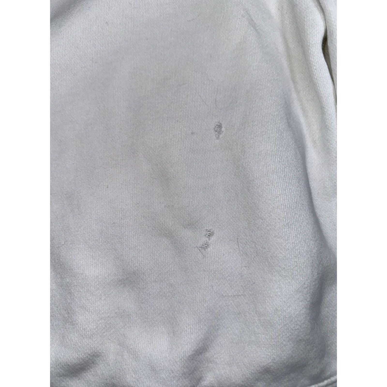 Ralph Lauren VINTAGE Ralph Lauren Men Sweater Crew Neck 2XL White Distressed Pullover Size US XXL / EU 58 / 5 - 4 Thumbnail