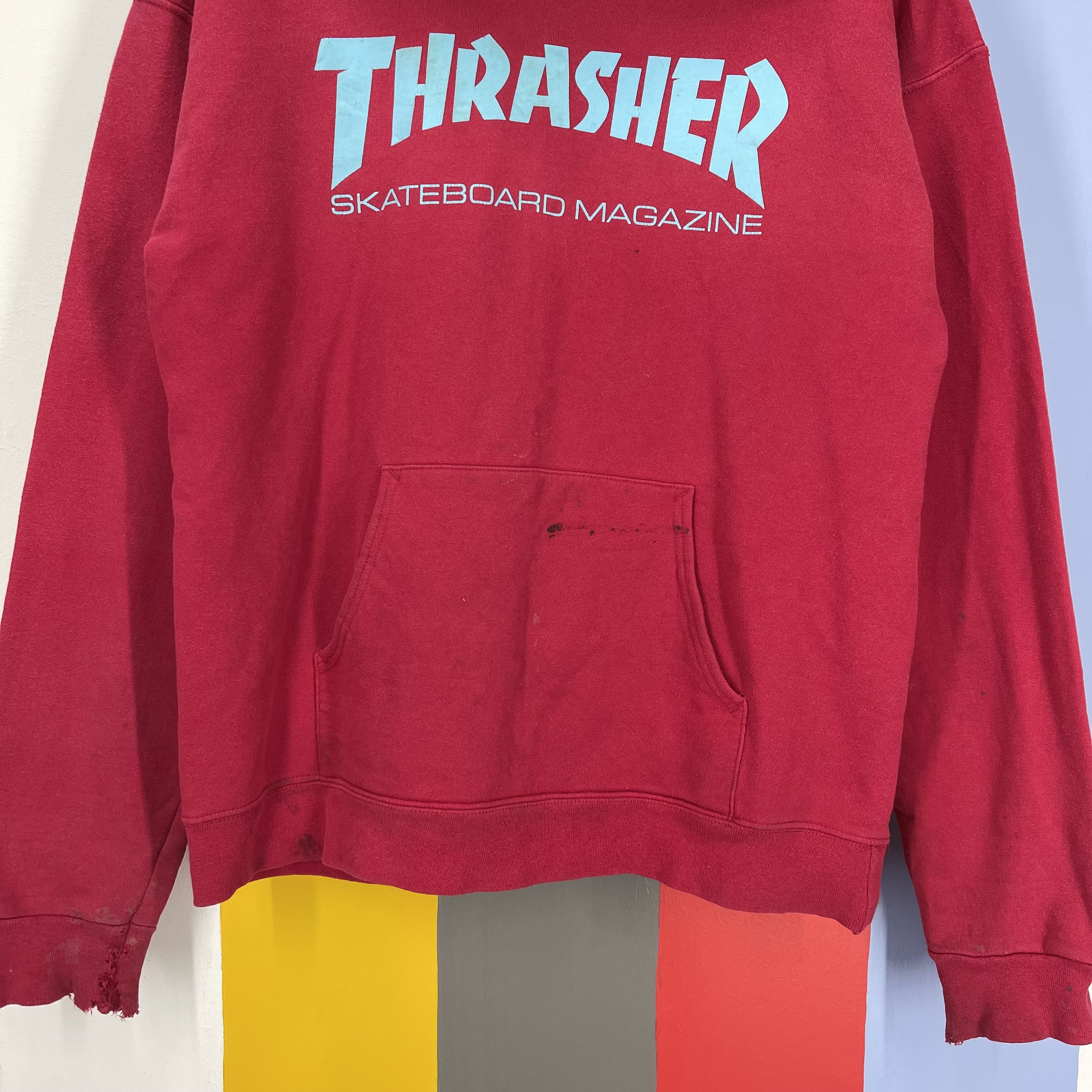 Thrasher THRASHER SKATEBOARD Distress Hoodie #1931/11 Size US S / EU 44-46 / 1 - 3 Thumbnail