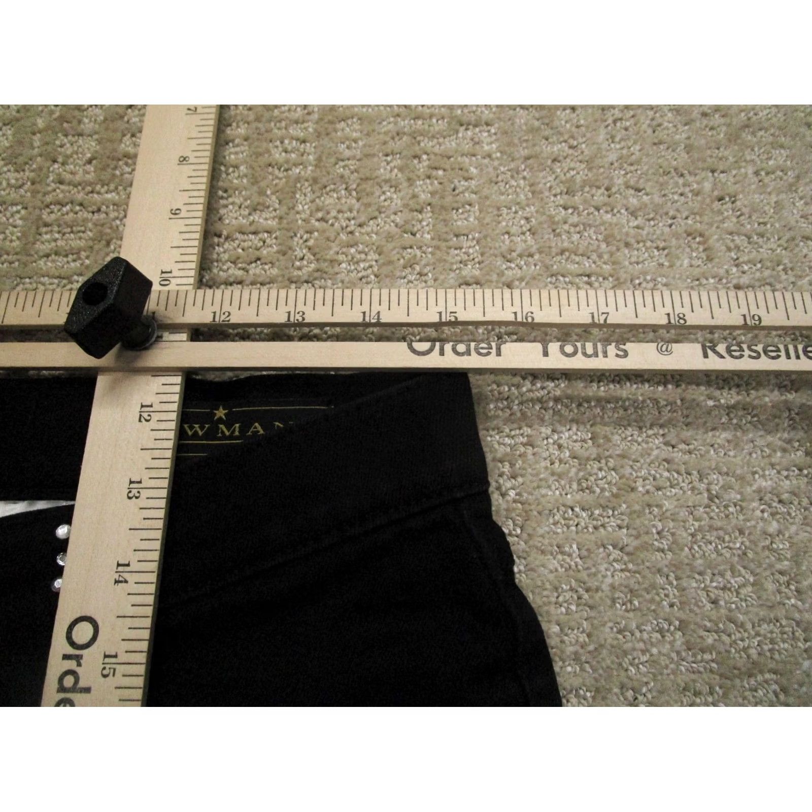 Vintage VINTAGE Lawman Jeans Women 29 Black High Rise Bootcut Pants 90s Southwestern Cowboy Retro Denim Regular Women’s Jeans Size 29" - 6 Thumbnail