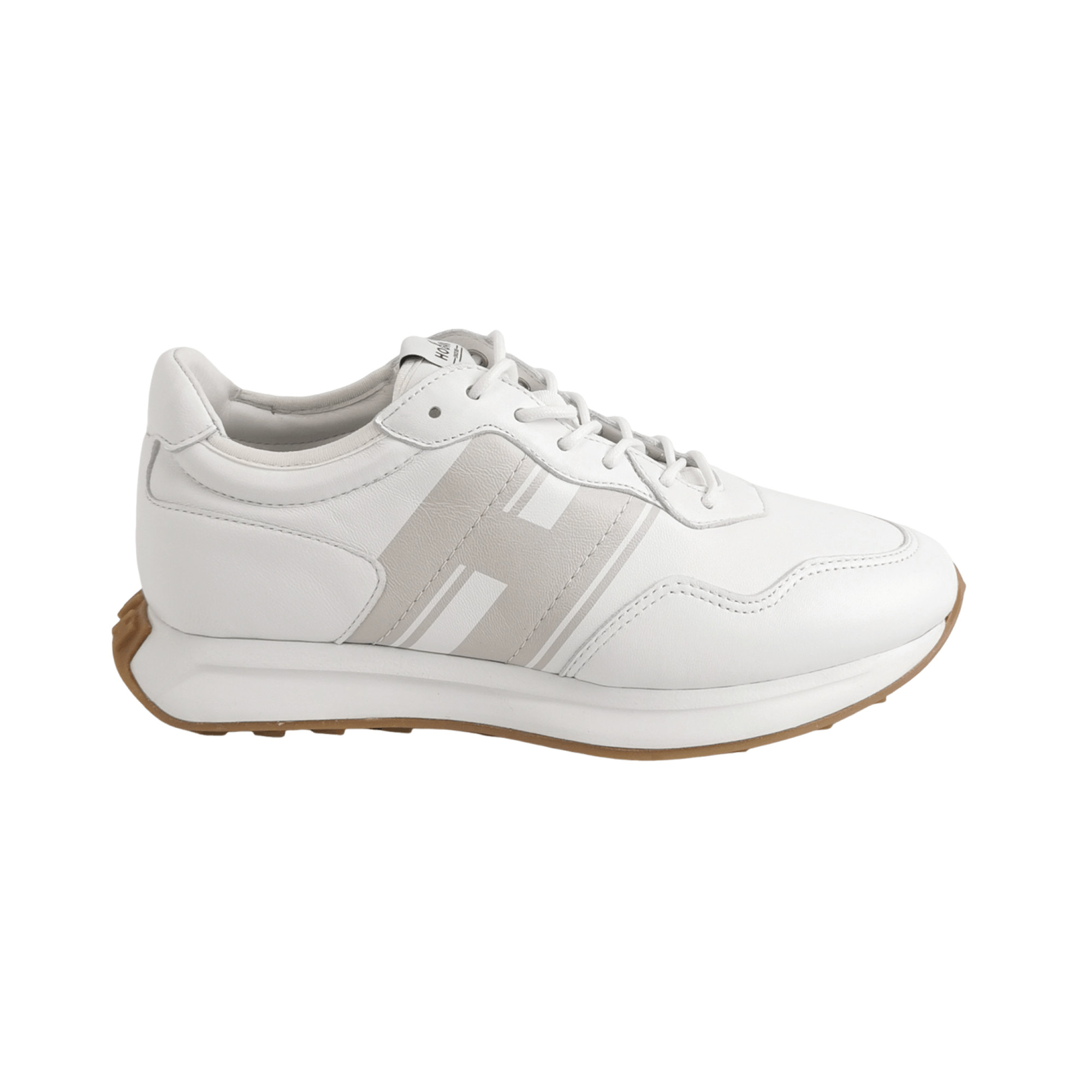 Hogan Hogan Sheepskin Leather Low-Top Sneakers 40.5 Size US 7 / EU 40 - 1 Thumbnail