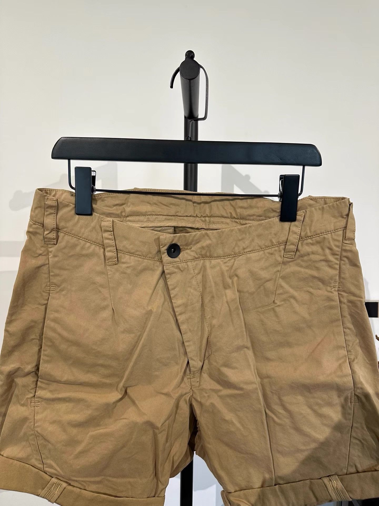 11 By Boris Bidjan Saberi 11by BBS P5 Khaki 5-Pocket Shorts K35 Size US 33 - 6 Thumbnail