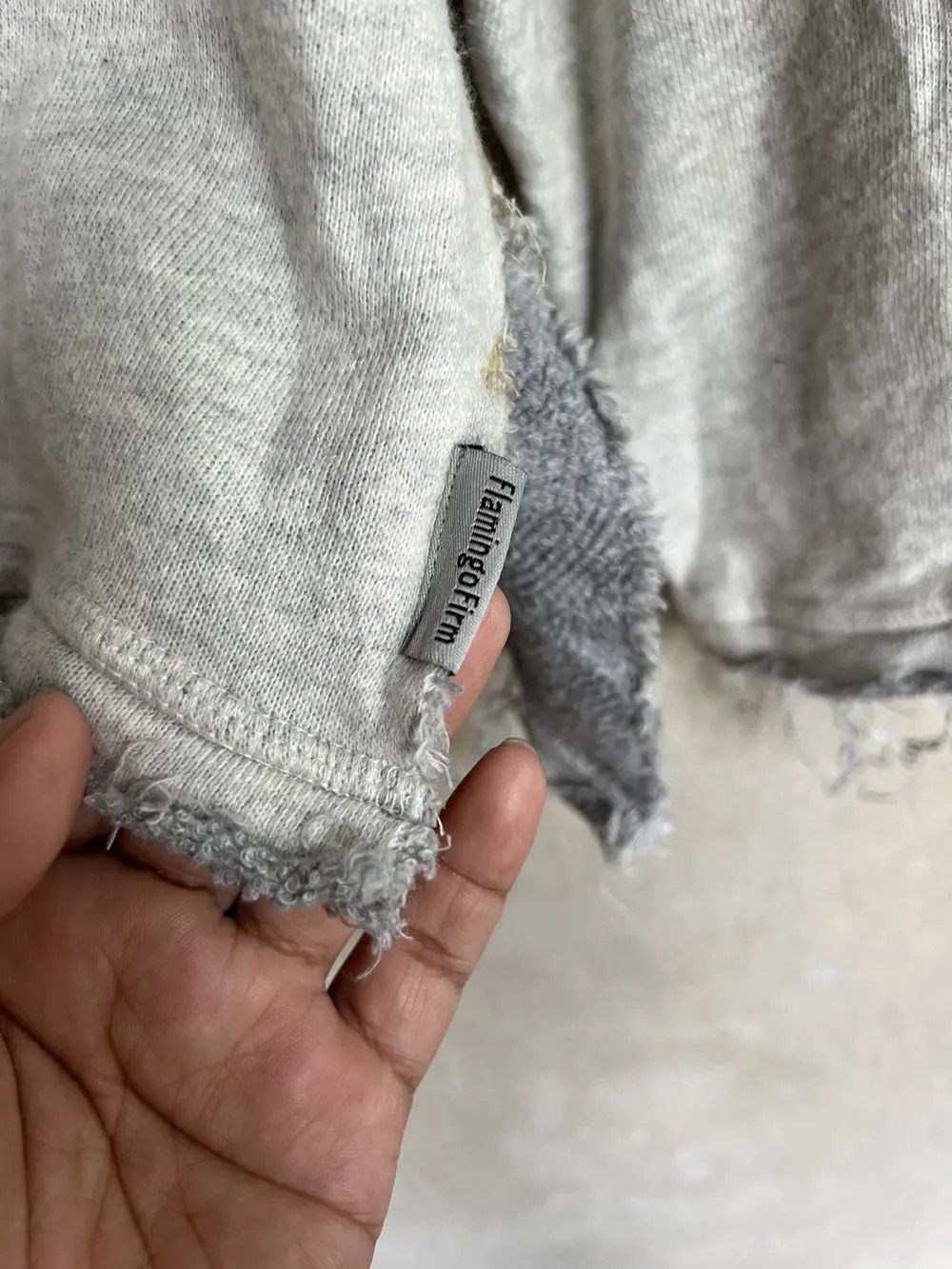 Japanese Brand Japanese Brand Flamingo Firm Distressed Sweatshirt Size US S / EU 44-46 / 1 - 6 Thumbnail