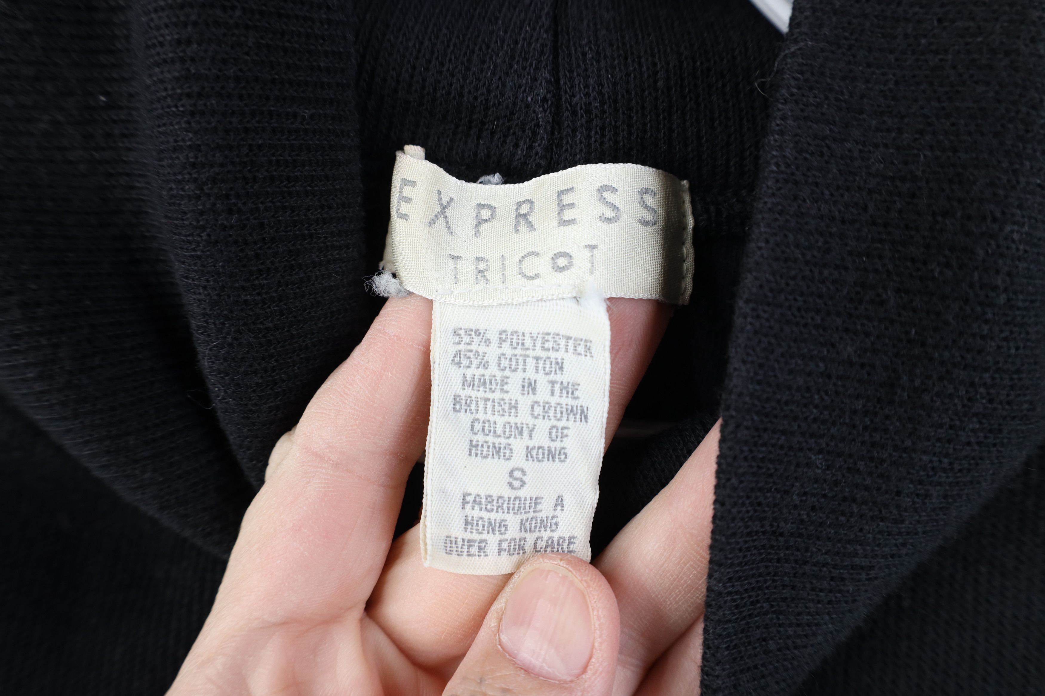 Express Vintage 90s Y2K Express Ribbed Knit Mock Neck T-Shirt Size S / US 4 / IT 40 - 7 Thumbnail