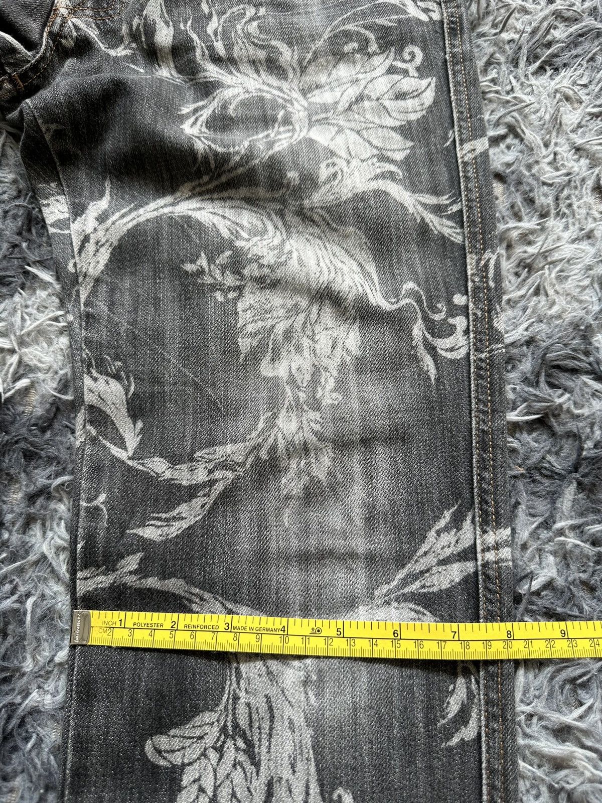 Boycott SS1996 - Boycott Japan trompe l'oeil laser printed jeans Size US 33 - 11 Thumbnail