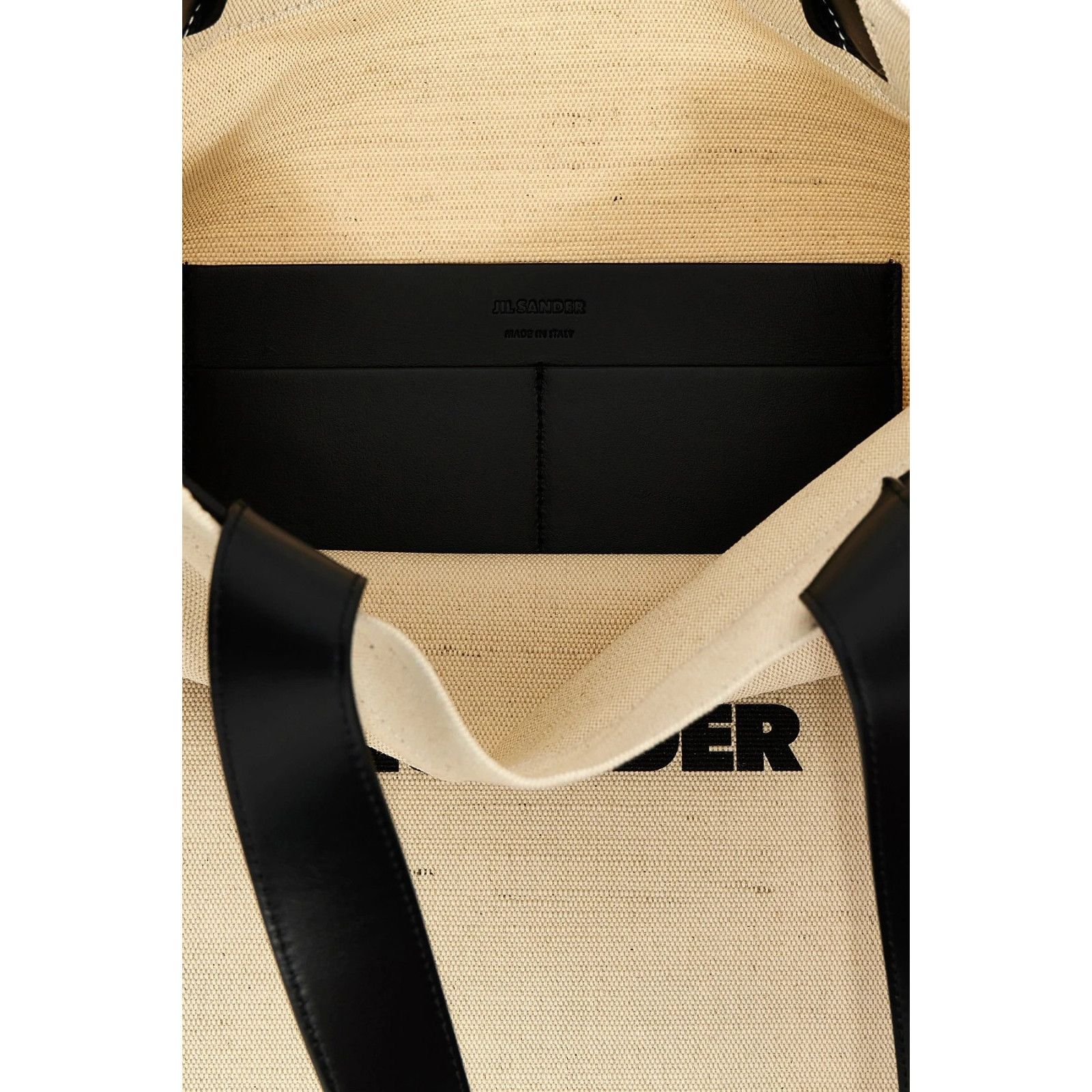 Jil Sander JIL SANDER Medium Flat Cotton Shopper Shoulder Bag New & Aut Size ONE SIZE - 4 Thumbnail