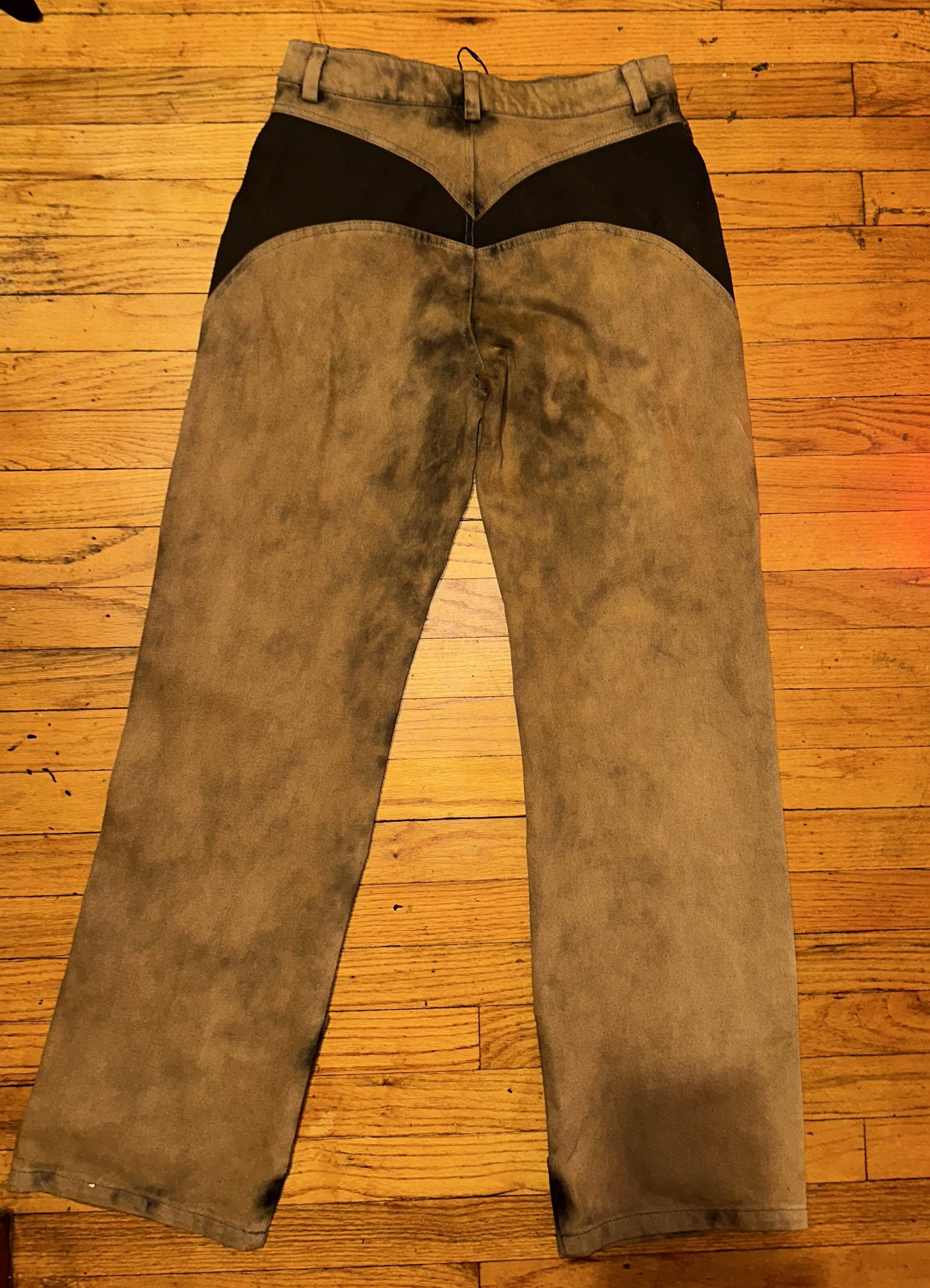 Other Brown and Black Cowboy Pants Size US 34 / EU 50 - 4 Thumbnail