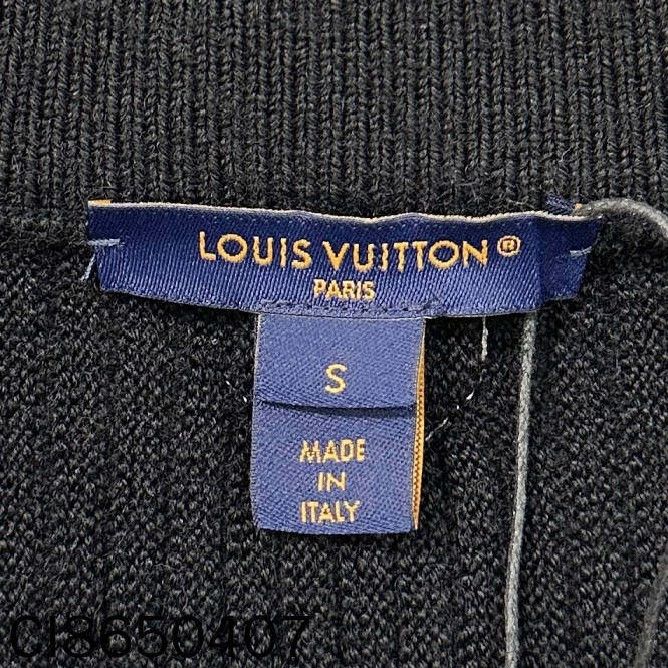 Louis Vuitton Louis Vuitton Black Logo Knit Collar Sweater Size S / US 4 / IT 40 - 5 Thumbnail