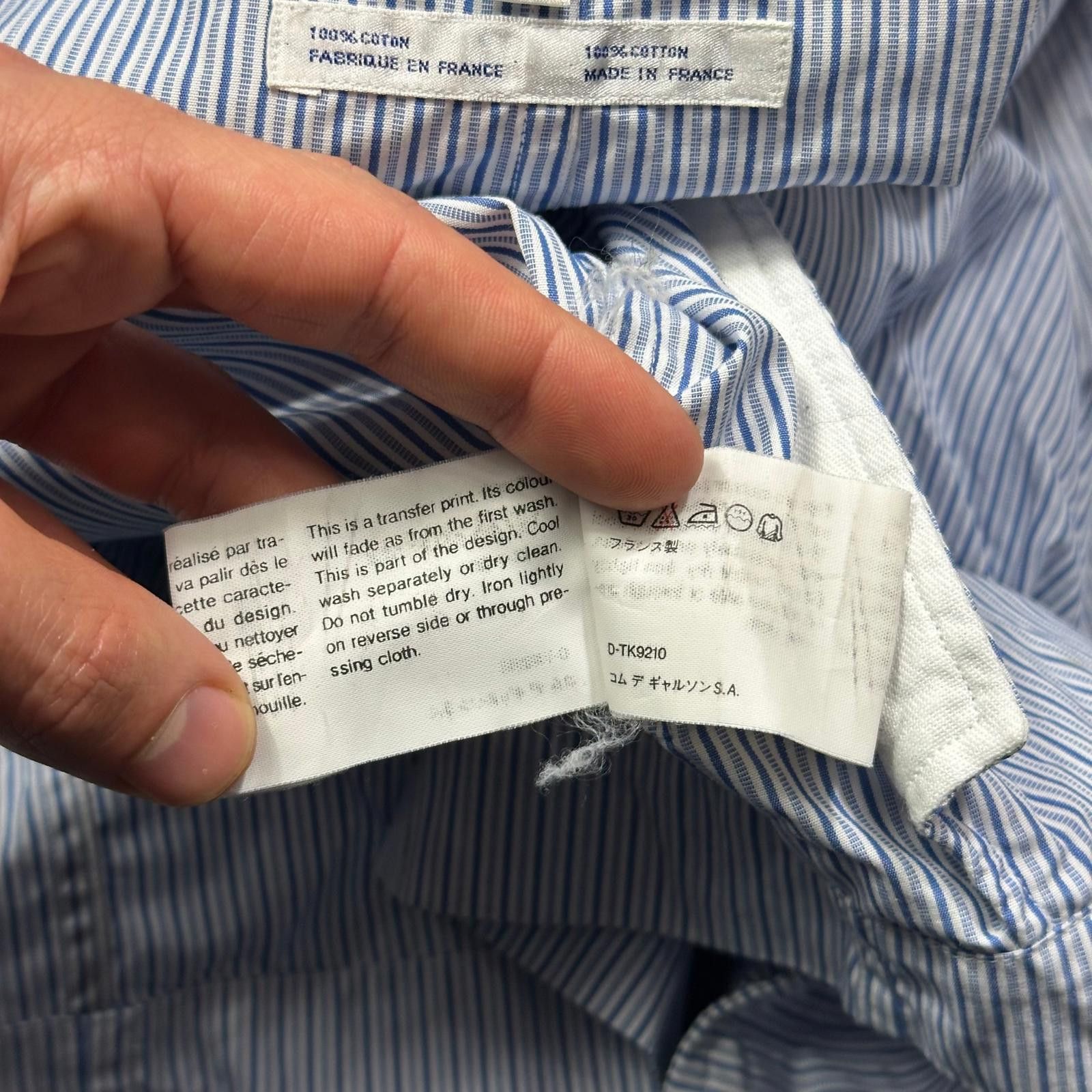 Comme des Garcons Comme Des Garçons SHIRT 90s Plaid Striped Boxy Work Jacket M Size US M / EU 48-50 / 2 - 8 Thumbnail
