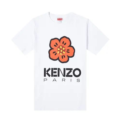 Kenzo o1s22i1n0125 Boke Flower Printed T-Shirt in White Size S / US 4 / IT 40 - 1 Thumbnail