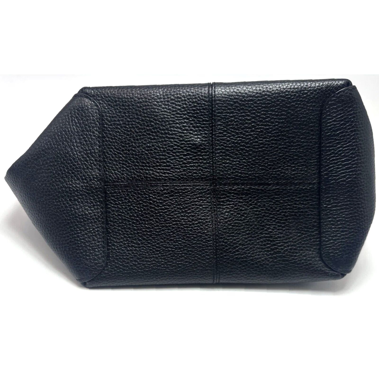 Vintage kate spade new york Shoulder Bag OS Black Pebbled Leather Leather Inner Pockets Adjustable Strap Vintage No Womens Bag Size ONE SIZE - 7 Thumbnail