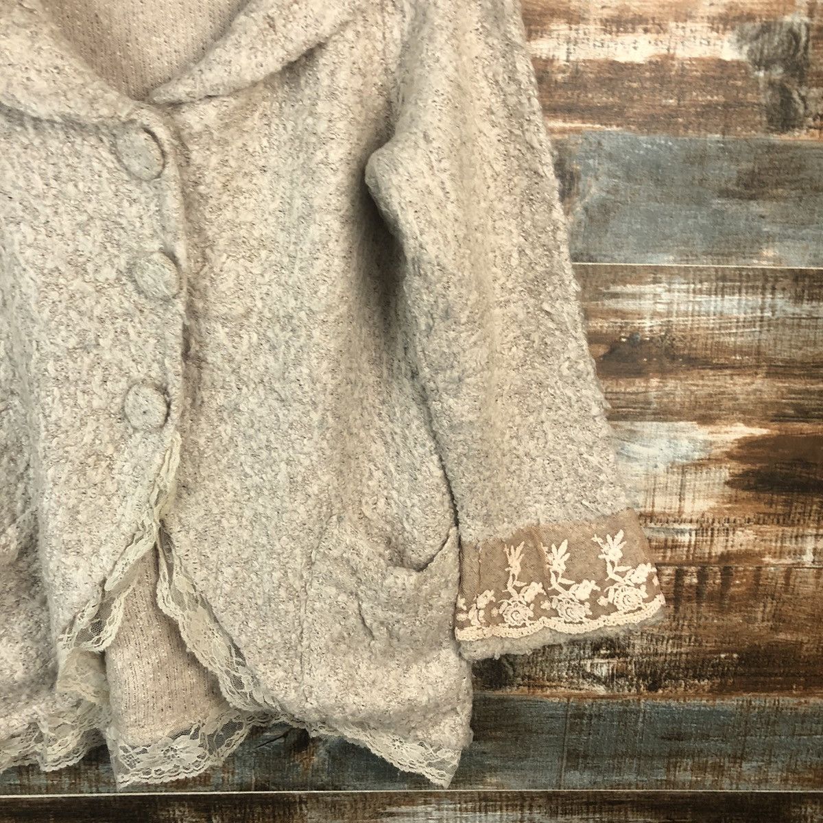 Homespun Knitwear Axes Femme Brown Cardigan Knitwear #A1856 Size S / US 4 / IT 40 - 8 Thumbnail