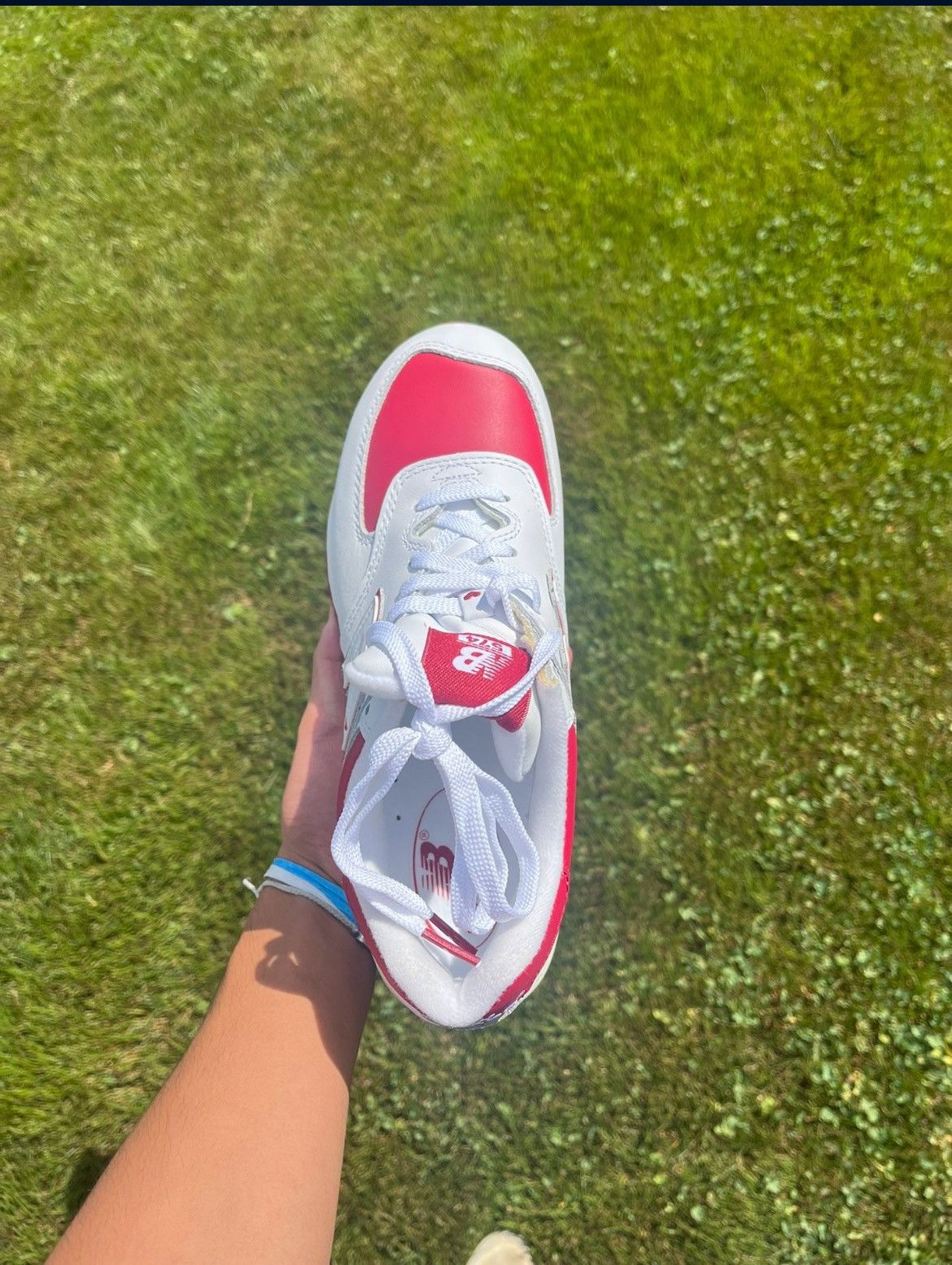 New Balance New Balance 574 Heart Red/White Rare Vintage Size US 9 / IT 39 - 2 Thumbnail
