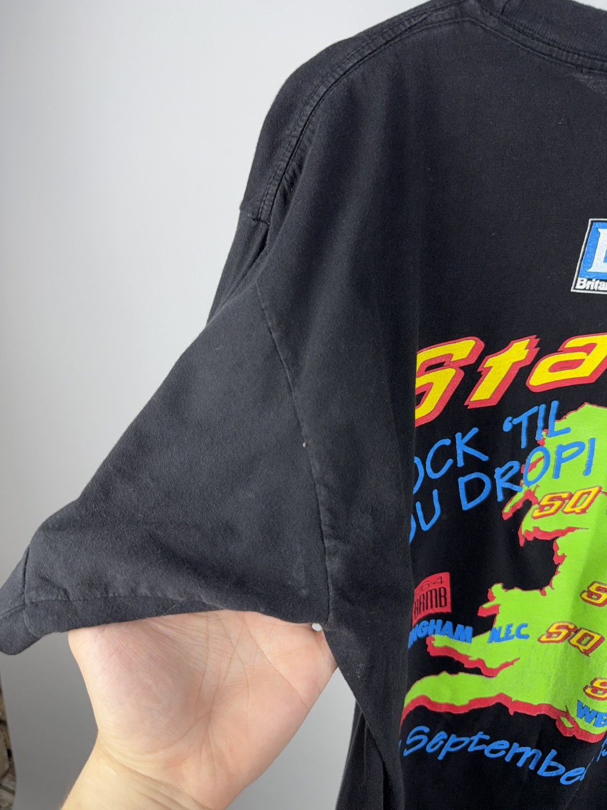 Band Tees × Vintage Status Quo Rock Til You Drop Tour Tee 1991 Vintage Band Size US L / EU 52-54 / 3 - 11 Thumbnail