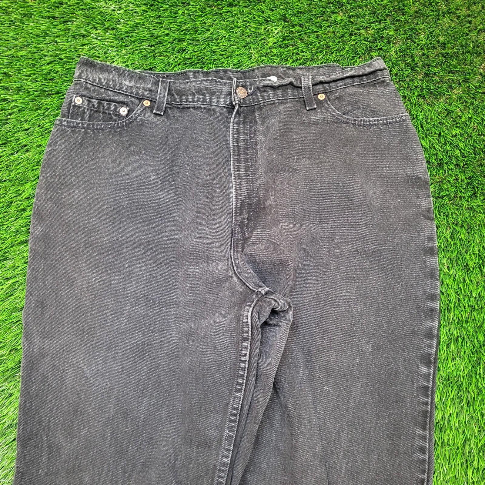 Levi's VTG 90s Levis 522 Jeans Womens 18 USA High Waisted Tapered Size 40" / US 18 - 2 Thumbnail