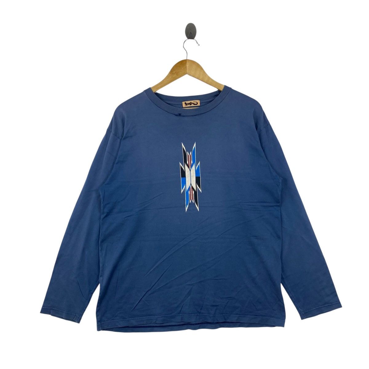 Vintage Vintage Wooden Doll Japanese Streetwear Long Sleeve Tee Size US L / EU 52-54 / 3 - 1 Thumbnail