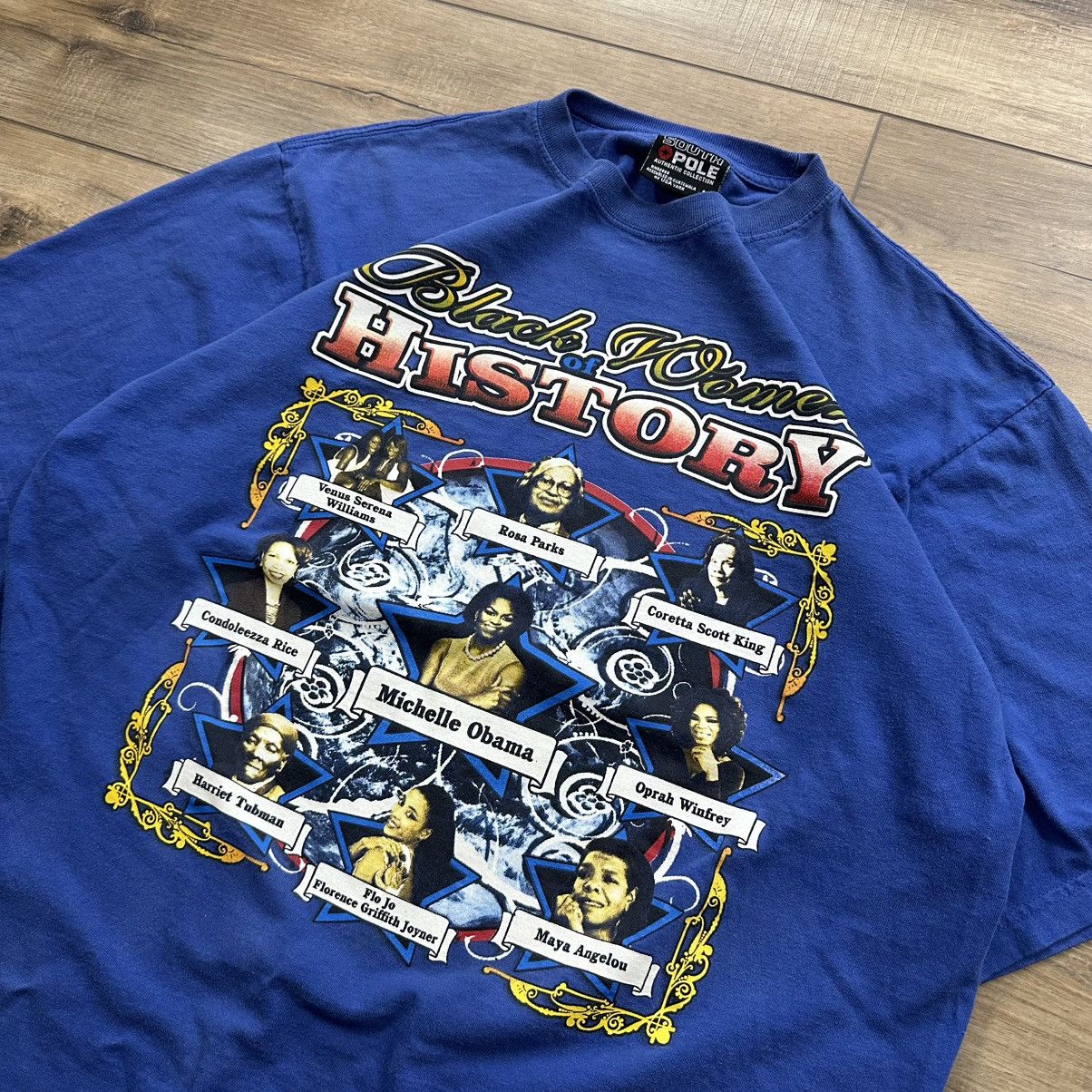 Southpole Vintage 2000s Y2K Southpole Black History Rap Tee Size US L / EU 52-54 / 3 - 4 Thumbnail
