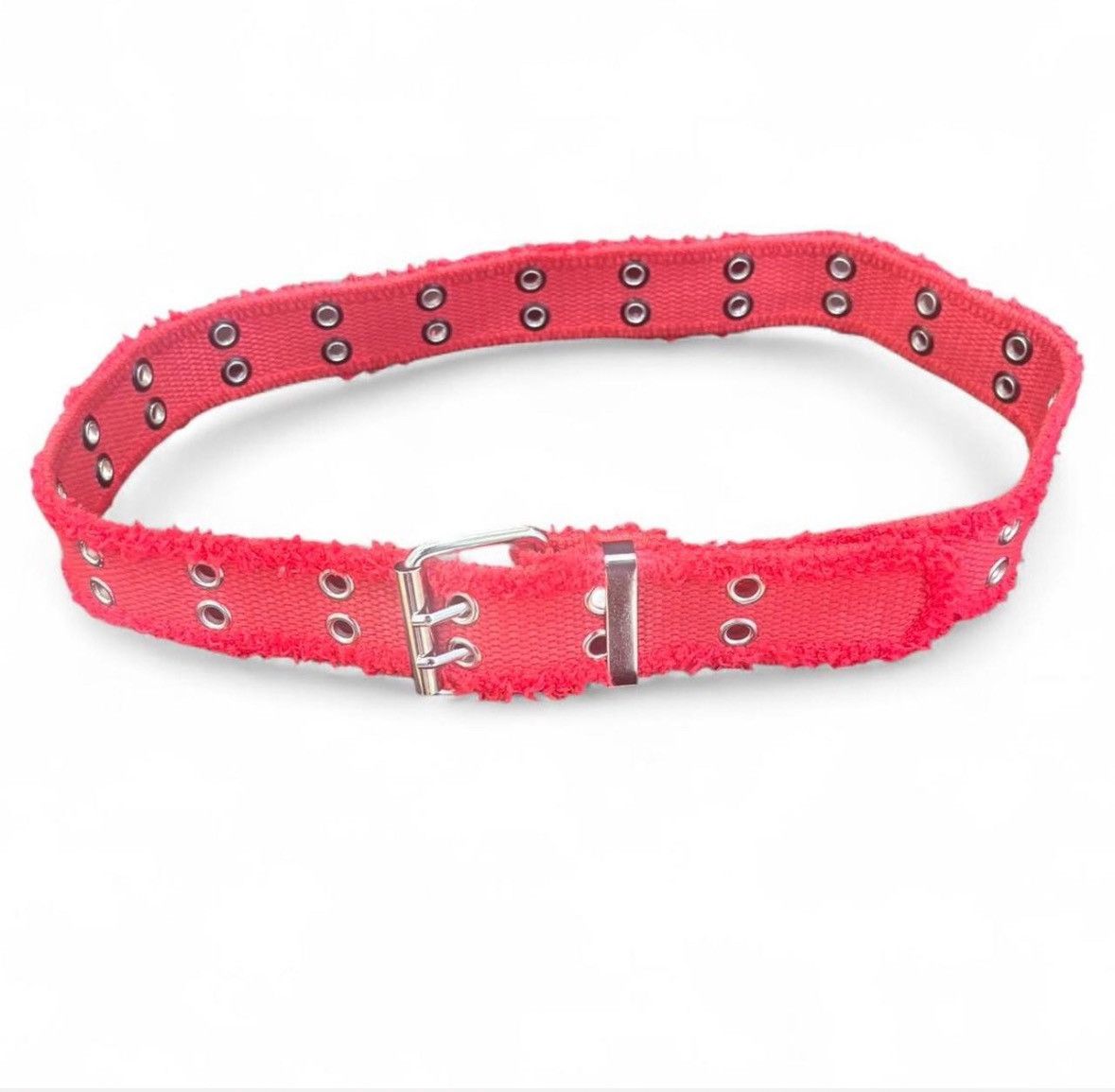 Vintage Y2K red grommet belt Size ONE SIZE - 2 Thumbnail
