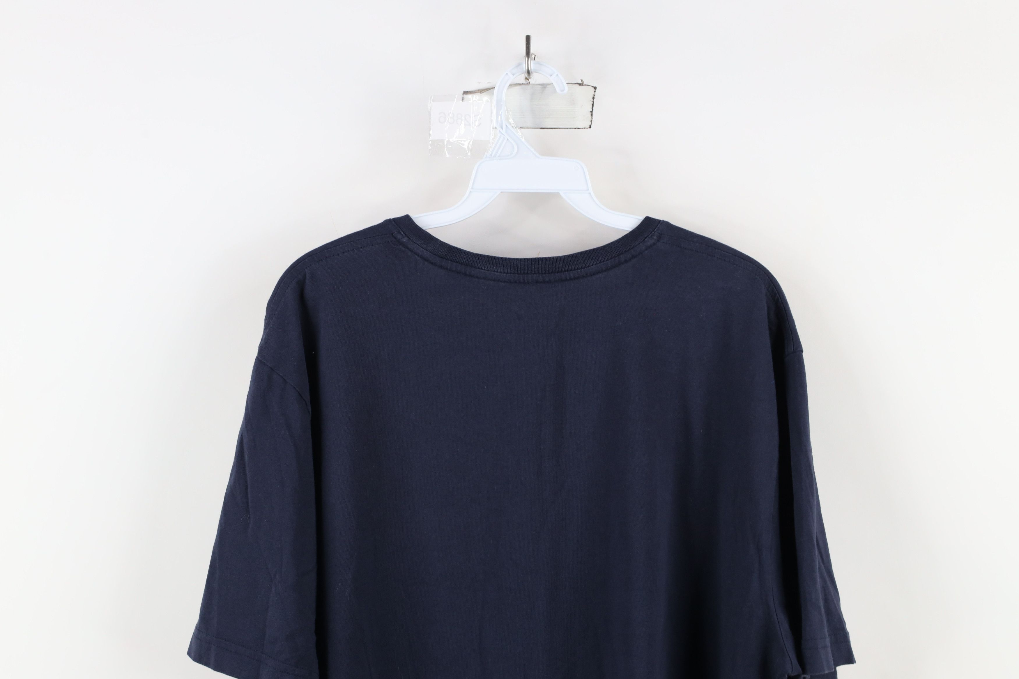 Lacoste × Vintage Lacoste Long Faded Croc Logo Pima Cotton T-Shirt Navy Blue Size US XXL / EU 58 / 5 - 10 Thumbnail