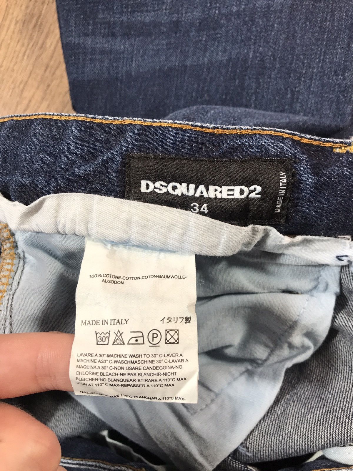 Dsquared2 🇮🇹Dsquared2 Distressed Jeans Made in Italy Size US 34 / EU 50 - 11 Thumbnail