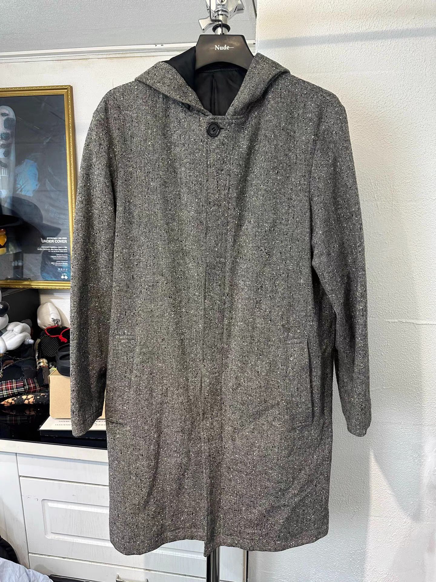 Yohji Yamamoto Yohji Yamamoto Snowflake Knit Trench Coat K20 Size US L / EU 52-54 / 3 - 1 Thumbnail