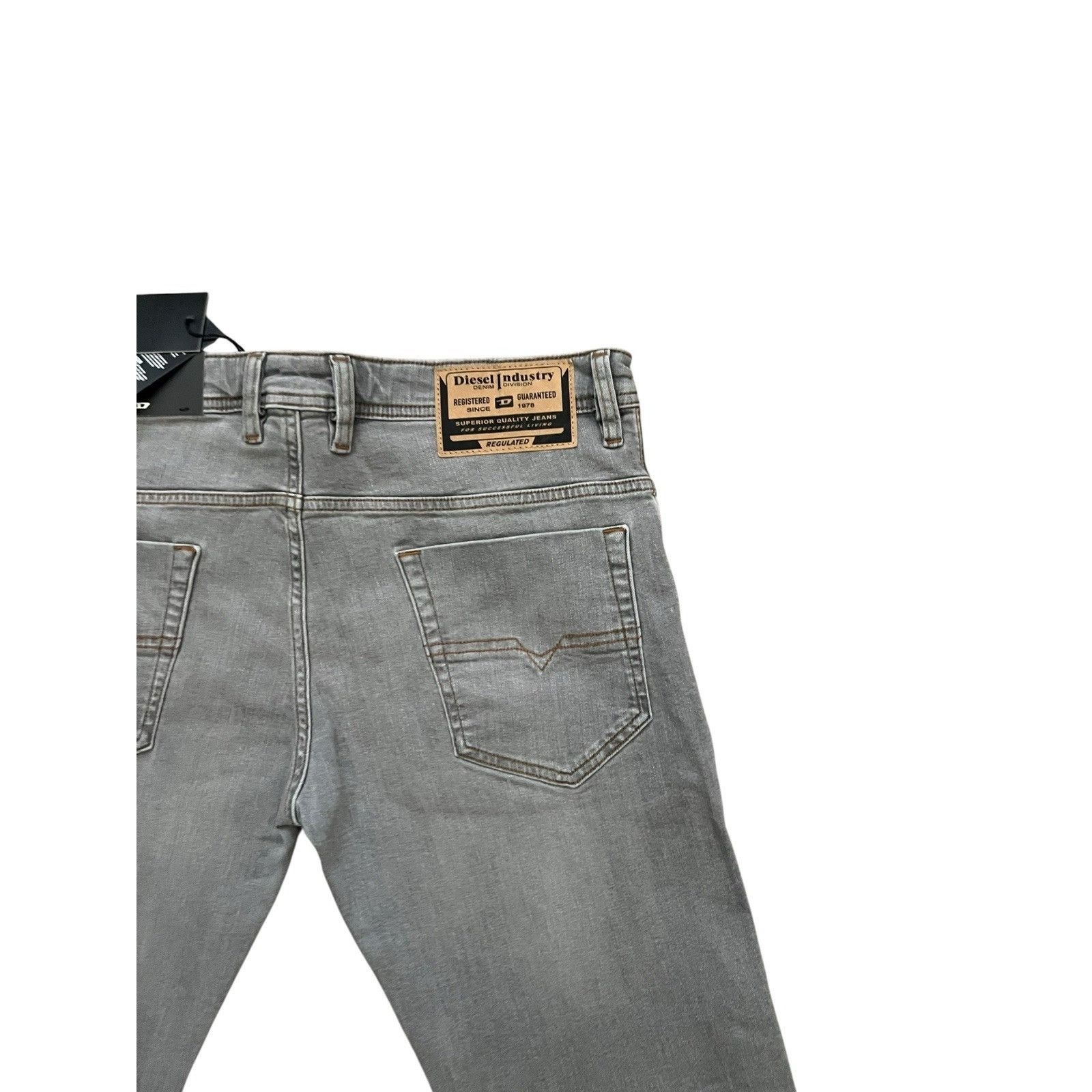 Diesel Diesel Mens Safado Straight Fit Jeans RB061 Grey Size 32/32 Size US 32 / EU 48 - 6 Thumbnail