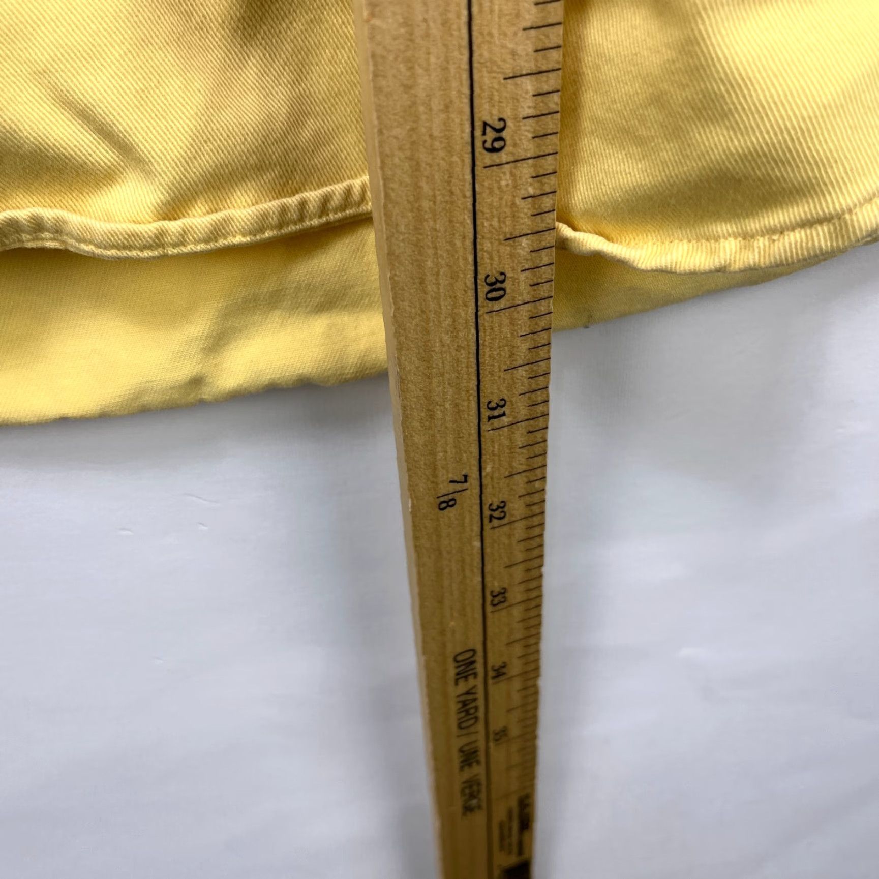 VINTAGE Polo Ralph Lauren Blake Pony Button-Up Long Sleeve Shirt M Yellow 90s Mens shirt