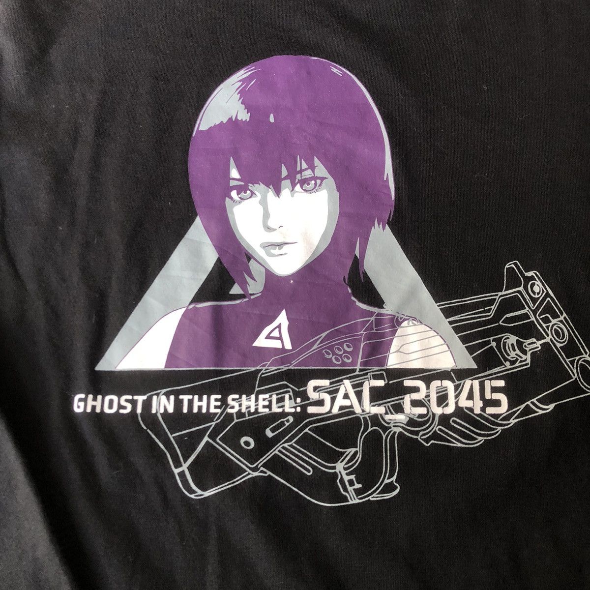 Anime Ghost in the Shell SAC 2045 Motoko Kusanagi Long Sleeve Tee Size S / US 4 / IT 40 - 6 Thumbnail