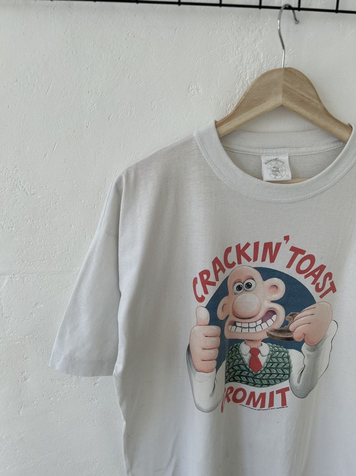 Vintage Vintage Wallace And Gromit T Shirt 1989 Rare Grailed