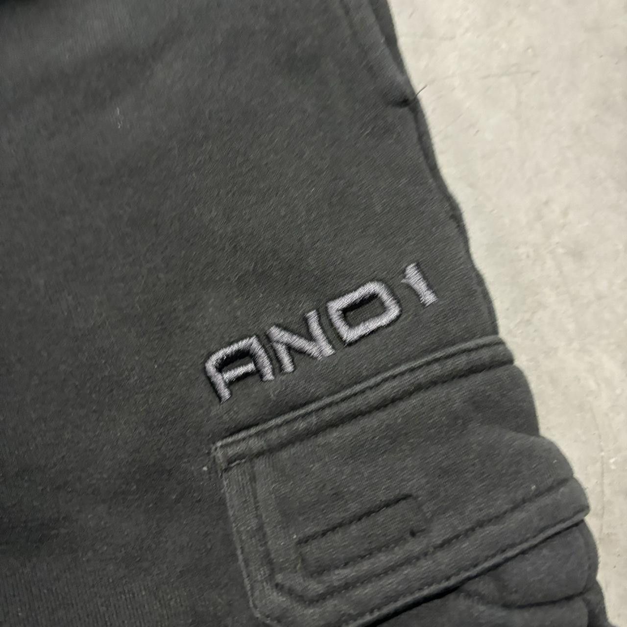 Japanese Brand × Vintage Crazy Vintage Y2K/2000s Black Essential Skater Cargo Sweatpants! Size US 30 / EU 46 - 5 Thumbnail