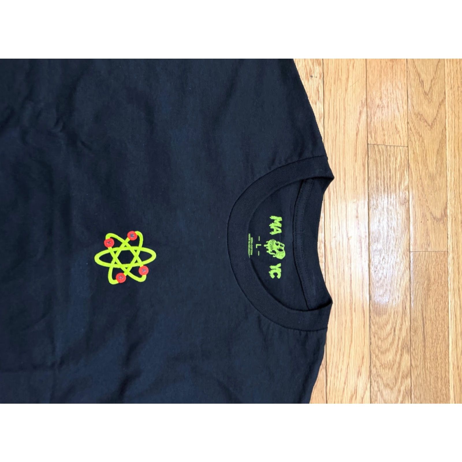 Vintage MAYC Mutant Yacht Club World MUTANT WORLD Tee Shirt BAYC - Size L LARGE NWOT Mens T-Shirt Black Skull Shirt Size US L / EU 52-54 / 3 - 3 Thumbnail