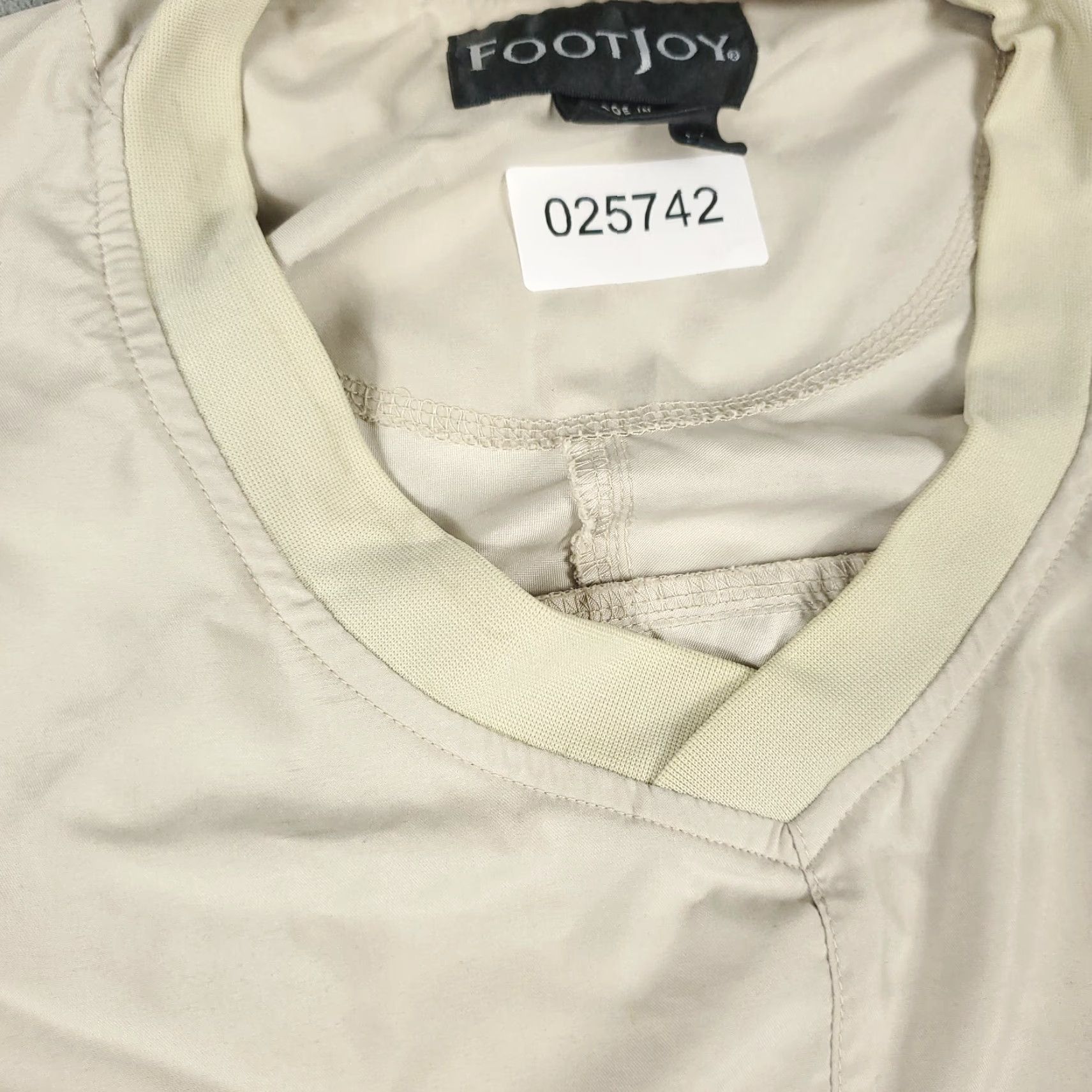 Footjoy FootJoy FJ Jacket Mens XL Beige Windbreaker Long Sleeve Pullover Mens Size US XL / EU 56 / 4 - 7 Thumbnail