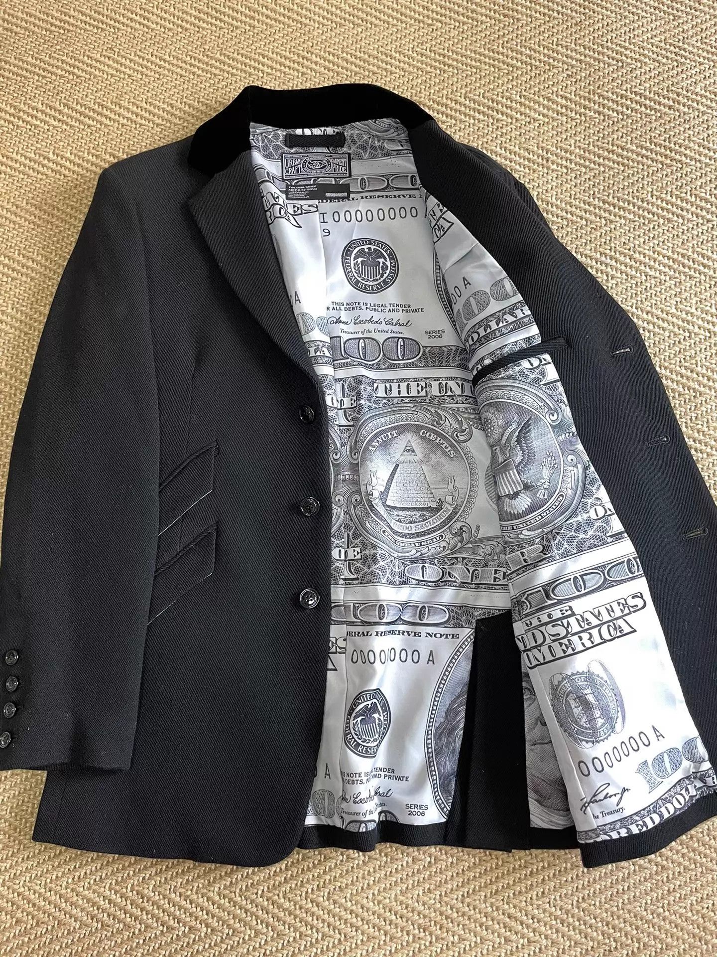 Neighborhood NEIGHBORHOOD Early Paneled Wool Blazer M Near Mint Size US M / EU 48-50 / 2 - 2 Thumbnail