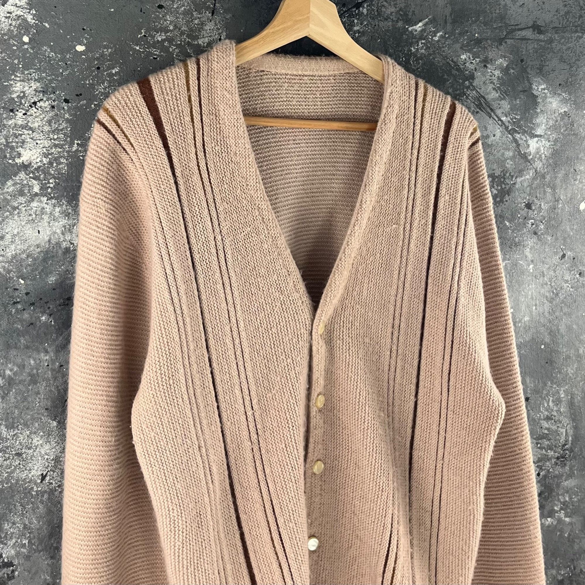 Vintage Vintage 60’s Stripe cardigan Size US M / EU 48-50 / 2 - 2 Thumbnail