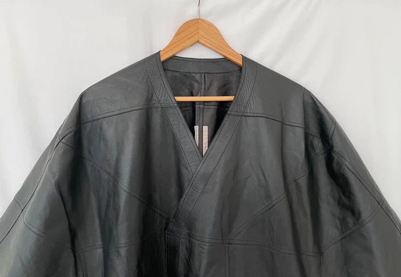 Rick Owens Rick Owens Leather Short Sleeve Coat-2506 Size M / US 6-8 / IT 42-44 - 4 Thumbnail
