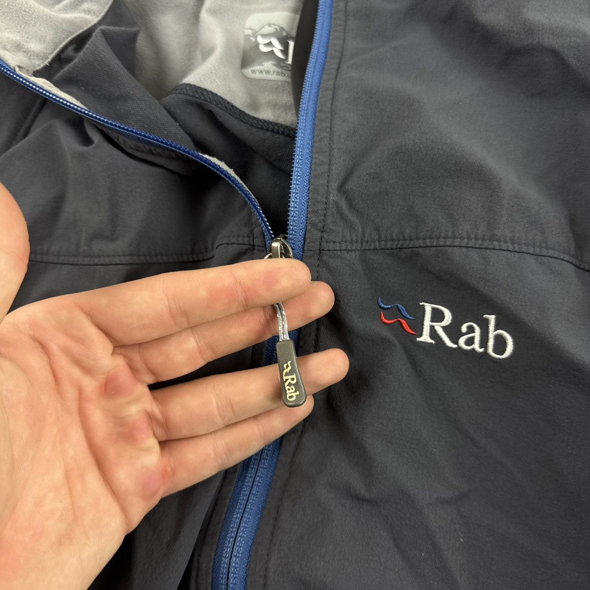 Rab Rab Navy Full-Zip Softshell Jacket / Blue Trim & Logo Size US XXL / EU 58 / 5 - 12 Thumbnail