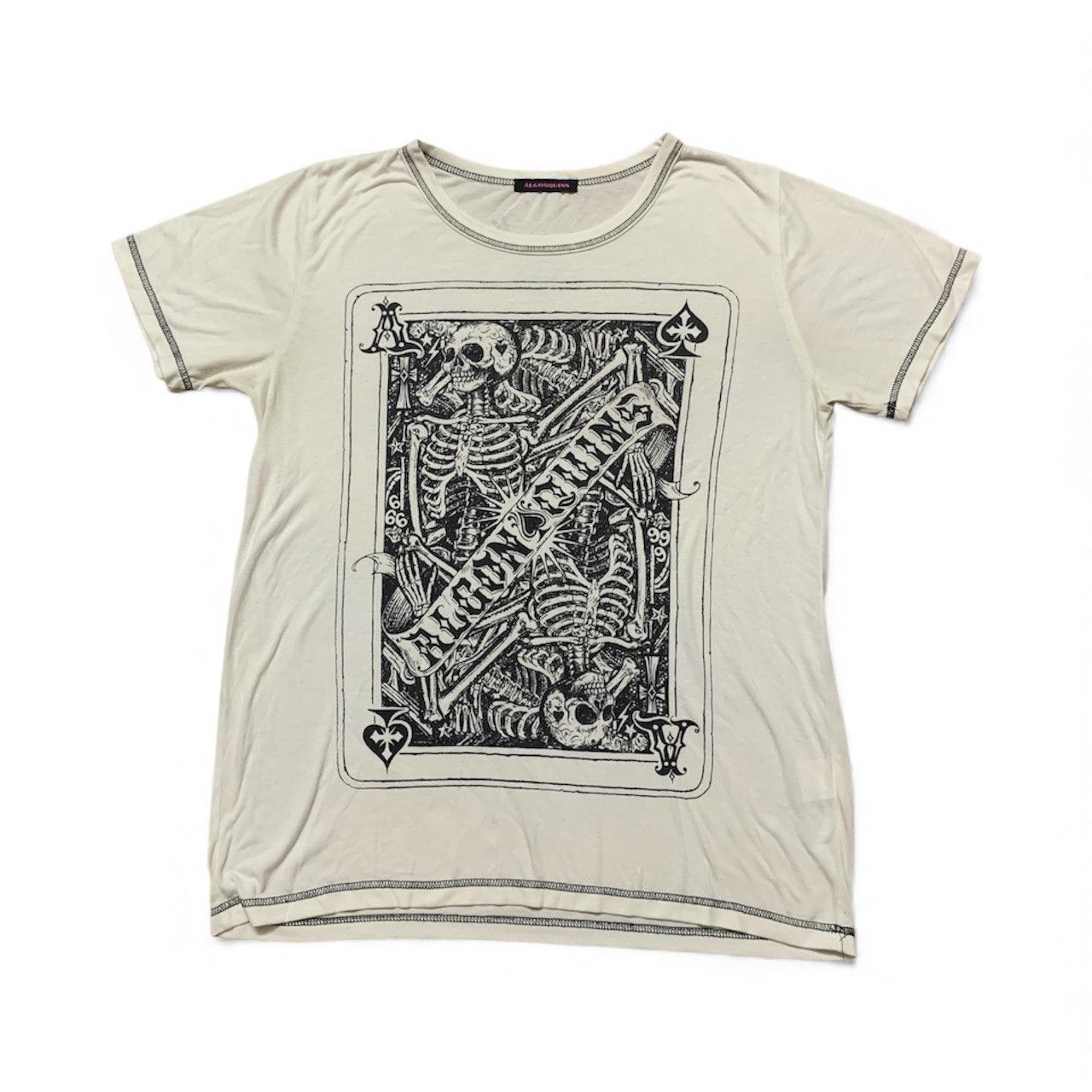 Algonquins Japanese Punk Vkei Skeleton Shirt