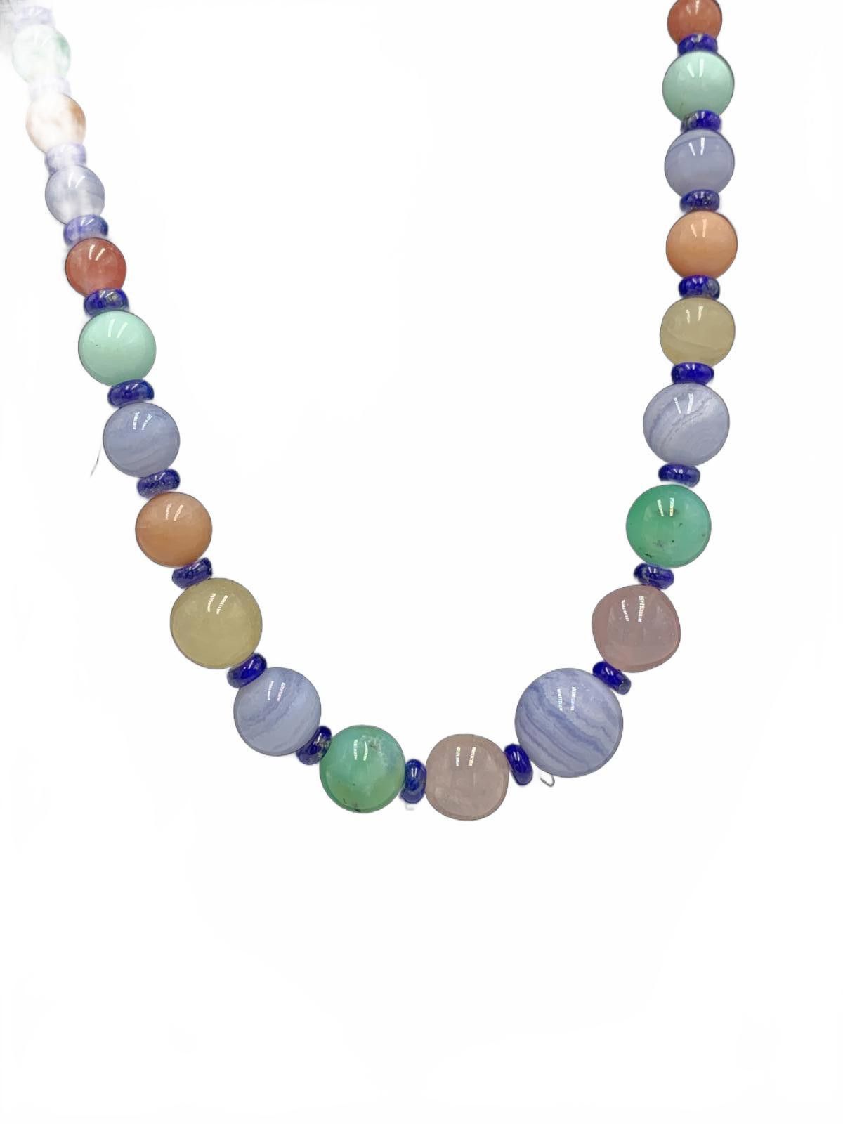 Other Jay King Agate, Quartz, Chalcedony, Lapis Lazuli Necklace Size ONE SIZE - 4 Thumbnail