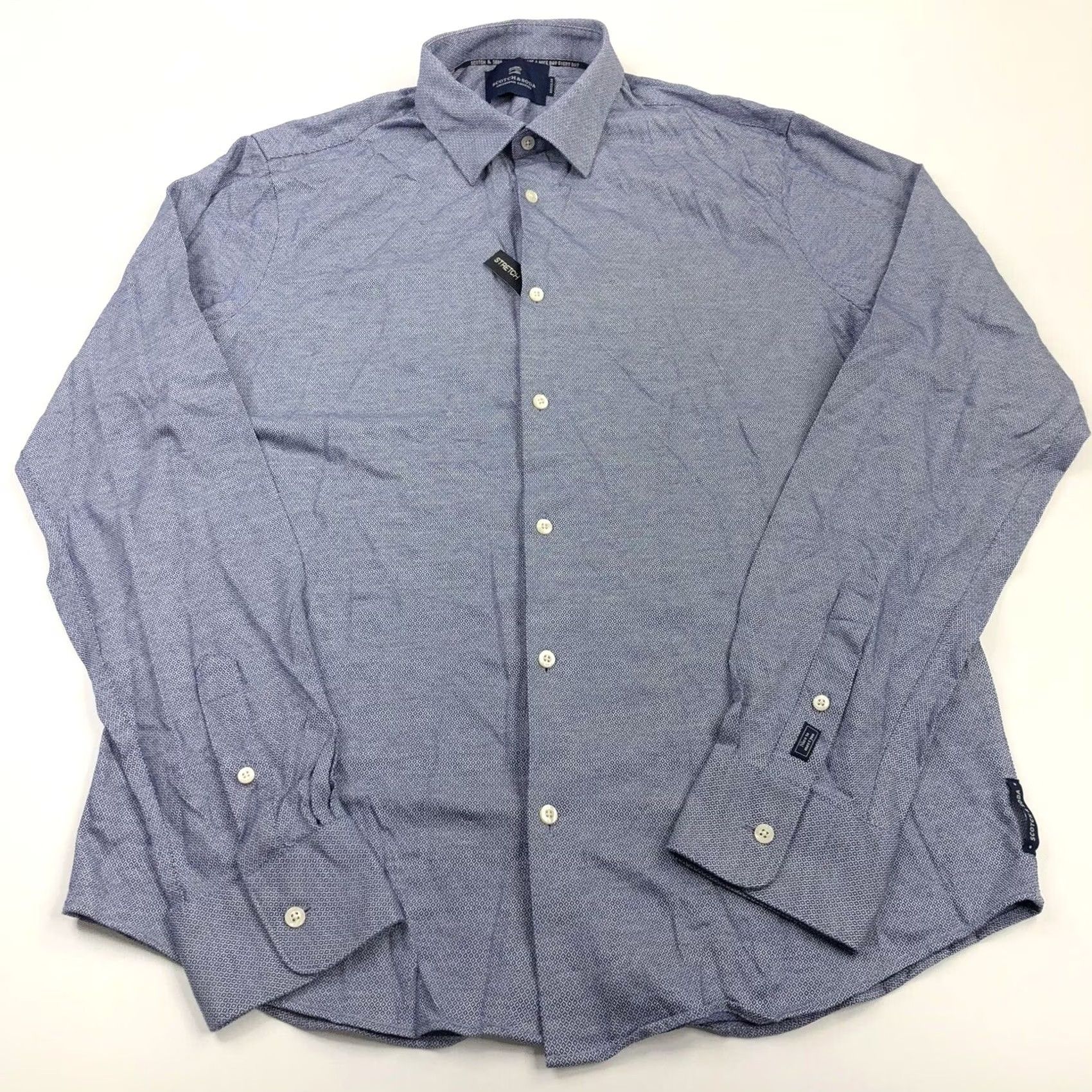 Scotch & Soda Scotch & Soda Amsterdam Medium New Button Front Long Sleeve Cotton Casual Shirt Size US M / EU 48-50 / 2 - 2 Thumbnail
