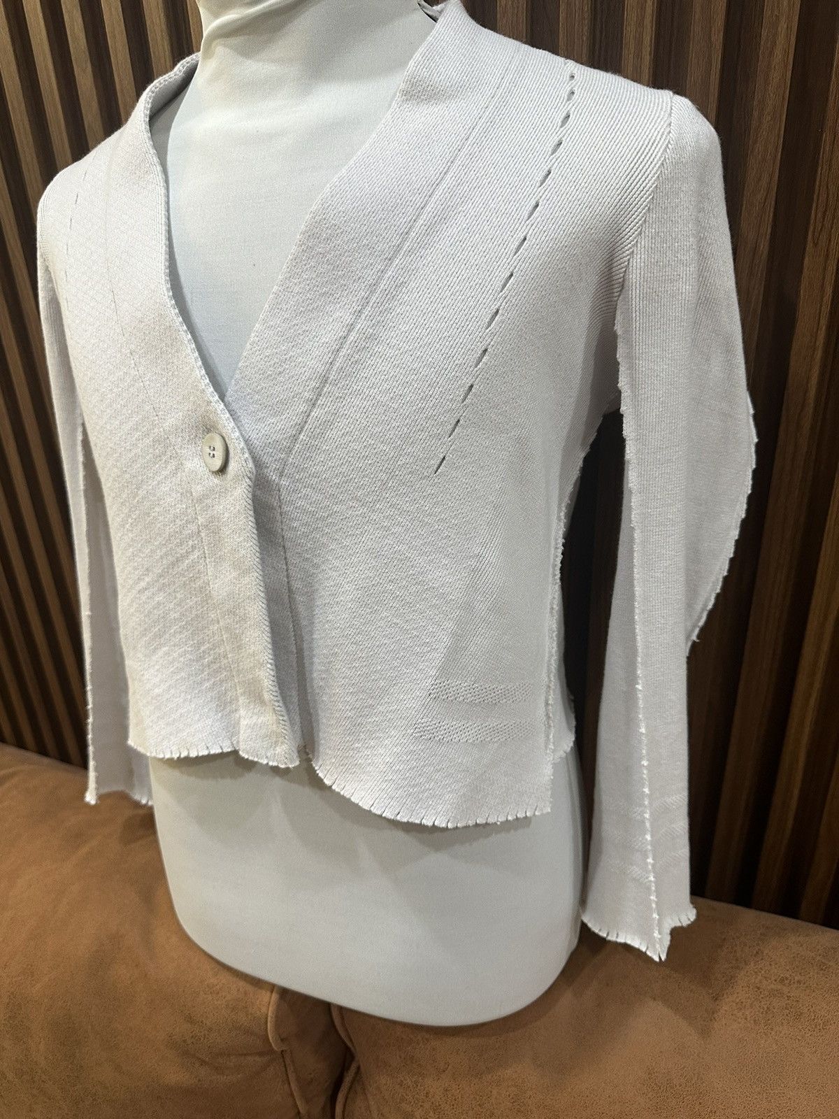 Homme Plisse Issey Miyake Issey Miyake A.poc Inside Single Button Cardigan Size US M / EU 48-50 / 2 - 7 Thumbnail