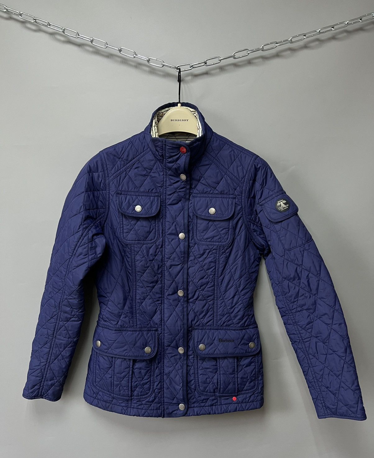 Barbour Barbour Buryhead Utility Diamond Padded Short Jacket Size M / US 6-8 / IT 42-44 - 1 Thumbnail