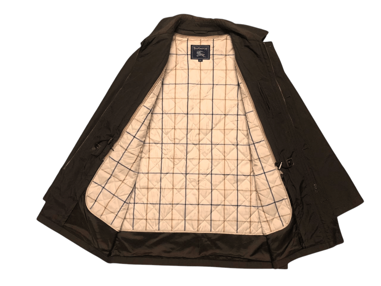 Burberry × Vintage Vintage Burberrys BrownTrenchcoat Faded Size US L / EU 52-54 / 3 - 3 Thumbnail