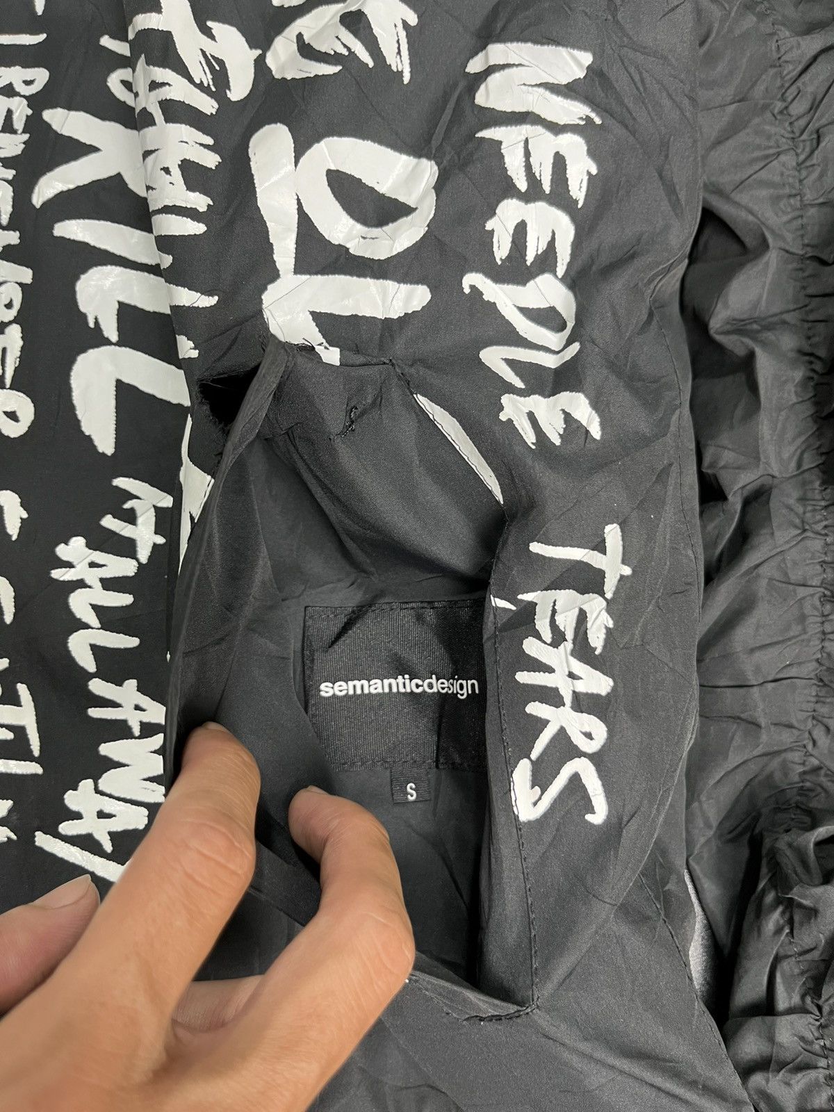 If Six Was Nine × Japanese Brand × semanticdesign Japanese Semantic Design Qoute Skinhead Size US S / EU 44-46 / 1 - 8 Thumbnail