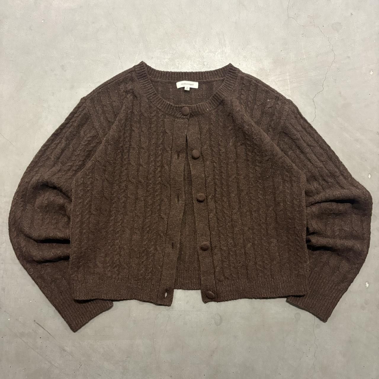 Vintage Crazy Vintage Y2K/2000s Brown Streetwear Essential Cardigan Sweater! Size M / US 6-8 / IT 42-44 - 1 Thumbnail