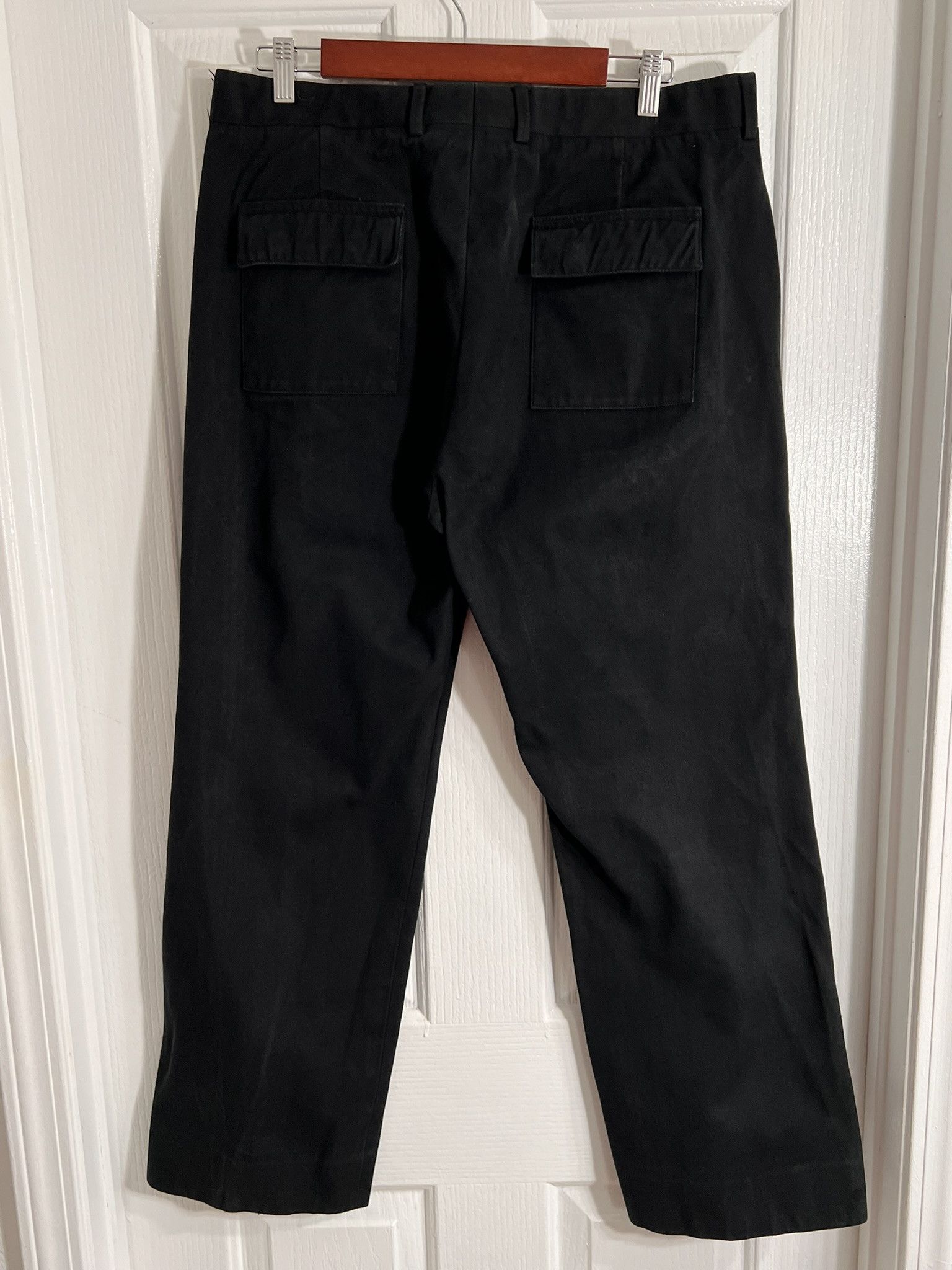 Gucci GUCCI Long Pants Button Pockets Regular Fit Black 34 Size US 34 / EU 50 - 8 Thumbnail