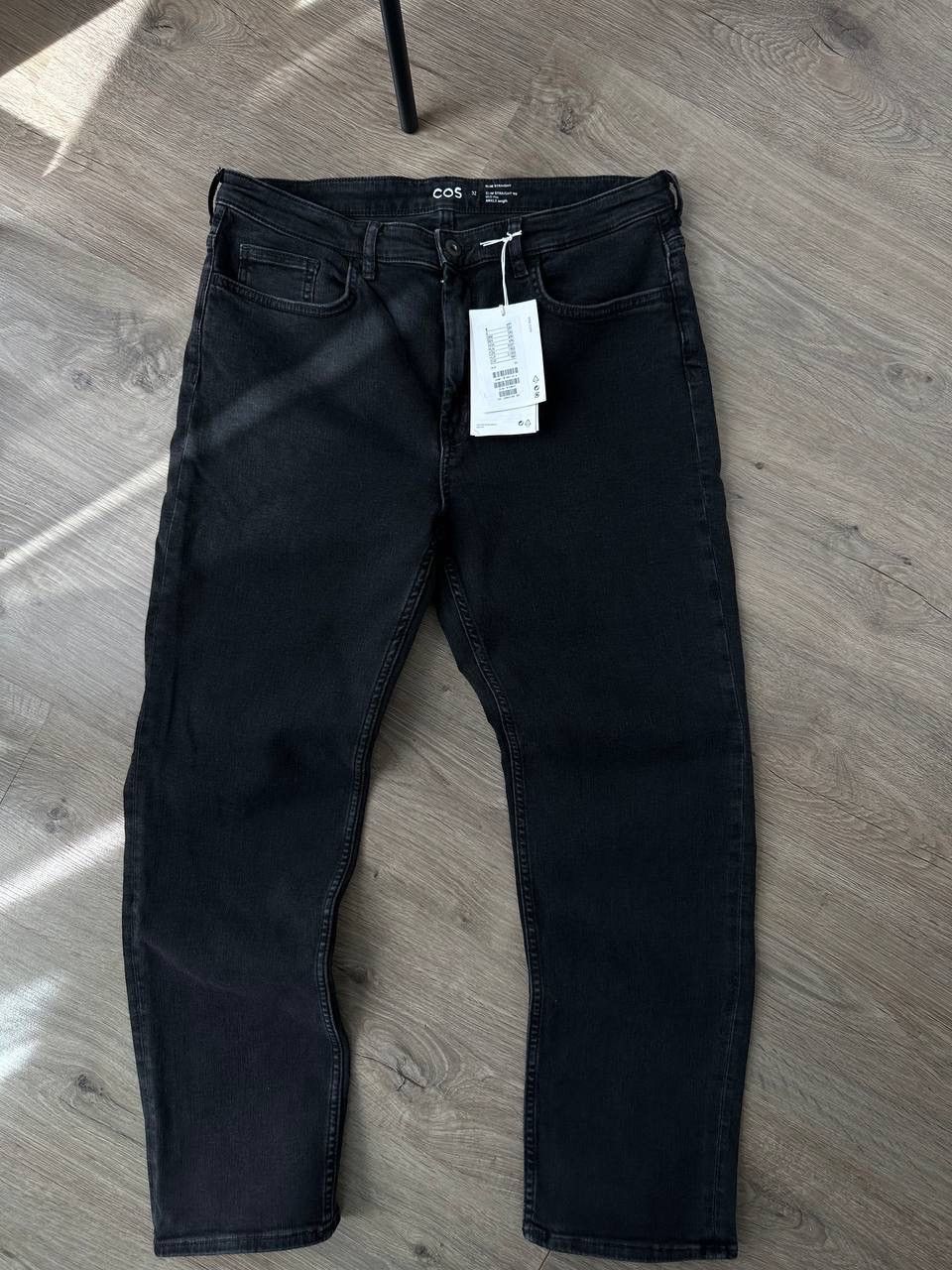 Cos × Vintage Vintage COS Denim Black Straight Slim Pants Size US 32 / EU 48 - 3 Thumbnail